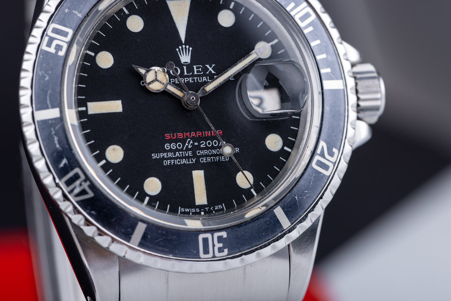 Rolex Submariner Date 'Red Writing' Mark 4 Dial | REF. 1680 | Ghost Bezel | Stainless Steel