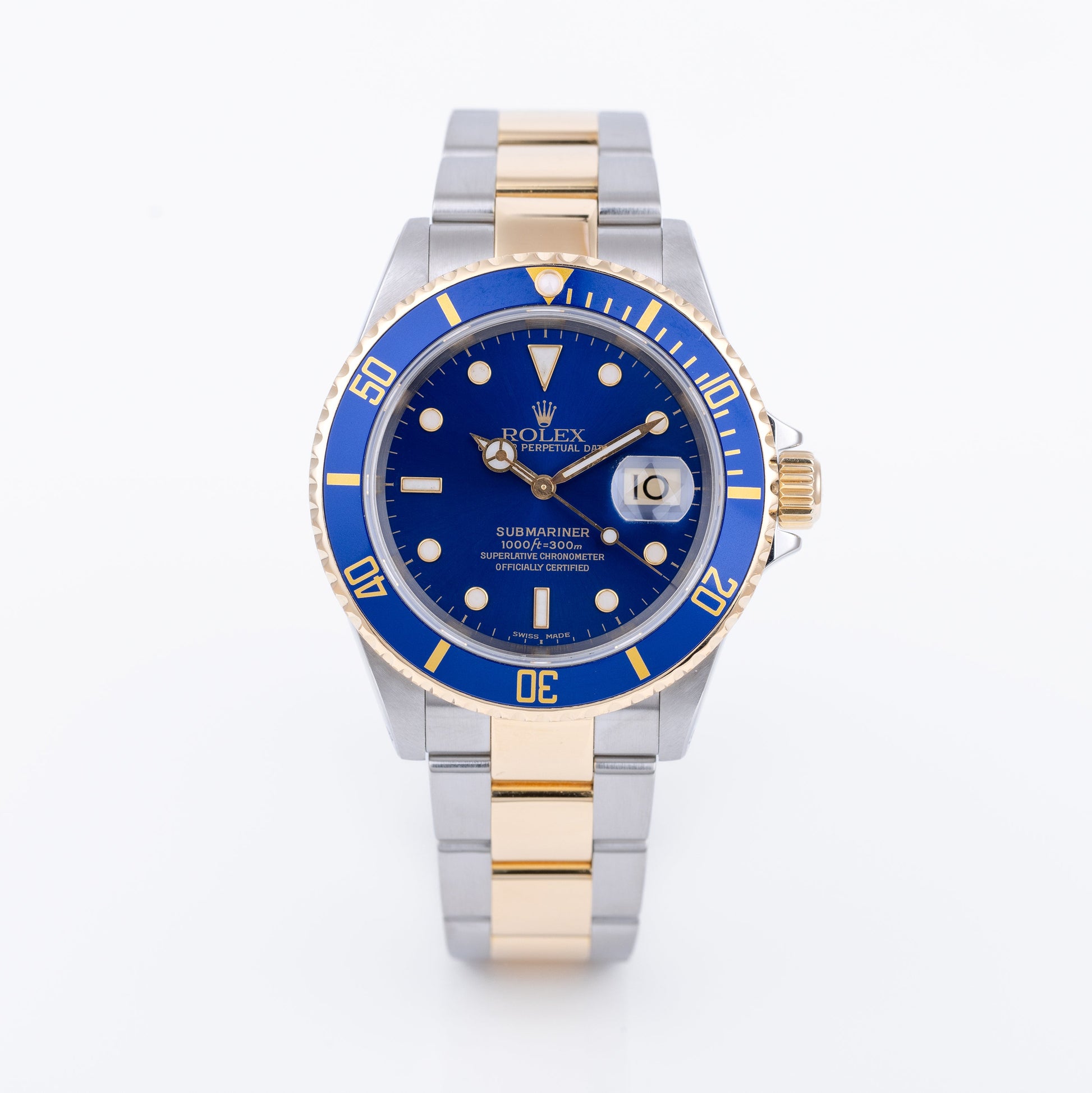 Rolex Submariner | REF. 16613 | Blue Dial | Box & Papers | 2000 | Stainless Steel & 18k Yellow Gold