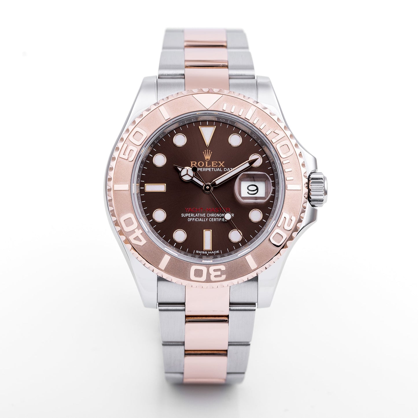 Rolex Yacht-Master 40 | REF. 116621 | Chocolate Dial | Box & Papers | 2018 | Stainless Steel & 18k Rose Gold