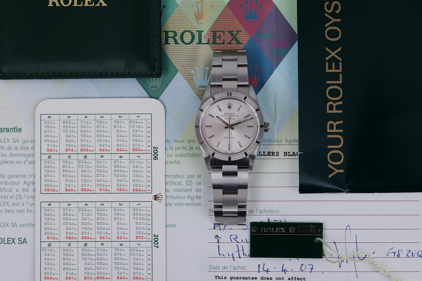 Unpolished Rolex Air-King | REF. 14010M | Box & Papers | 2007 | Stainless Steel