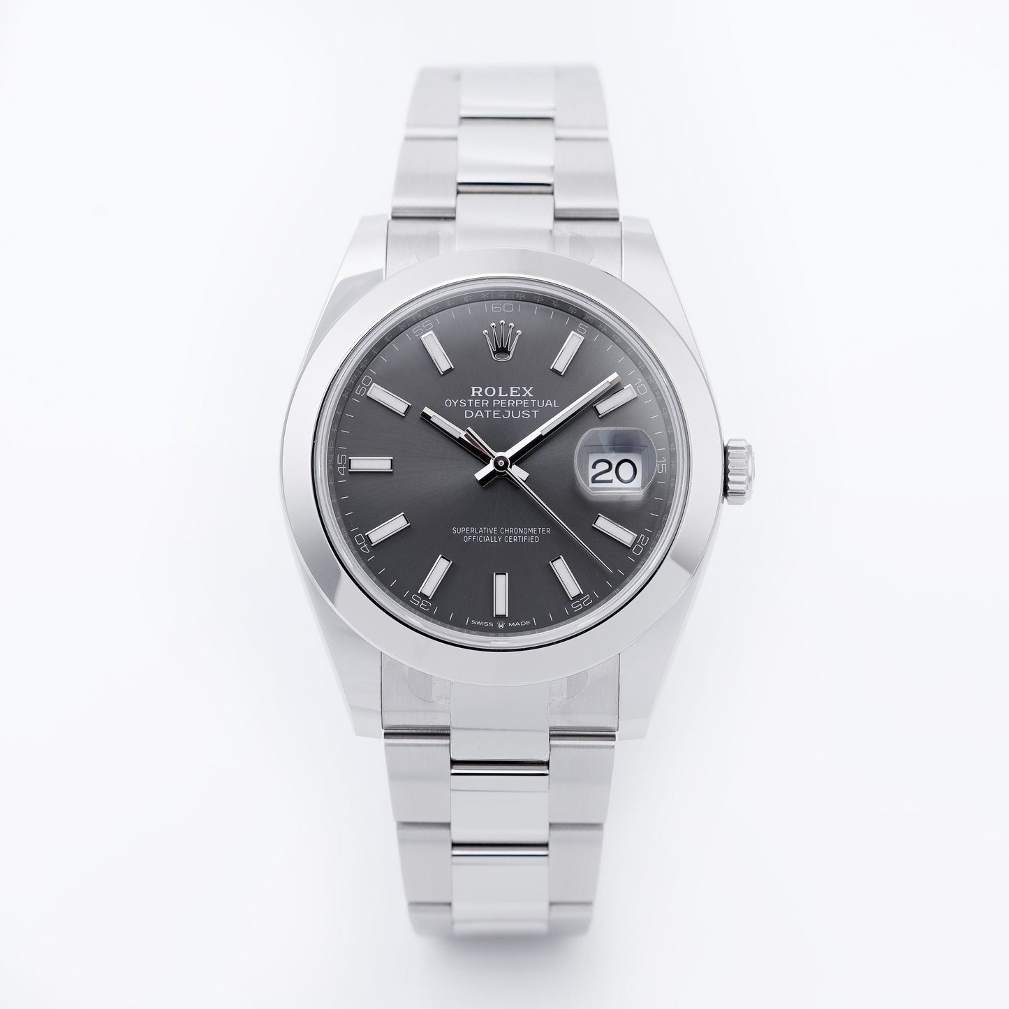 Unworn 2020 Rolex DateJust 41 | REF. 126300 | Rhodium Dial | Stainless Steel