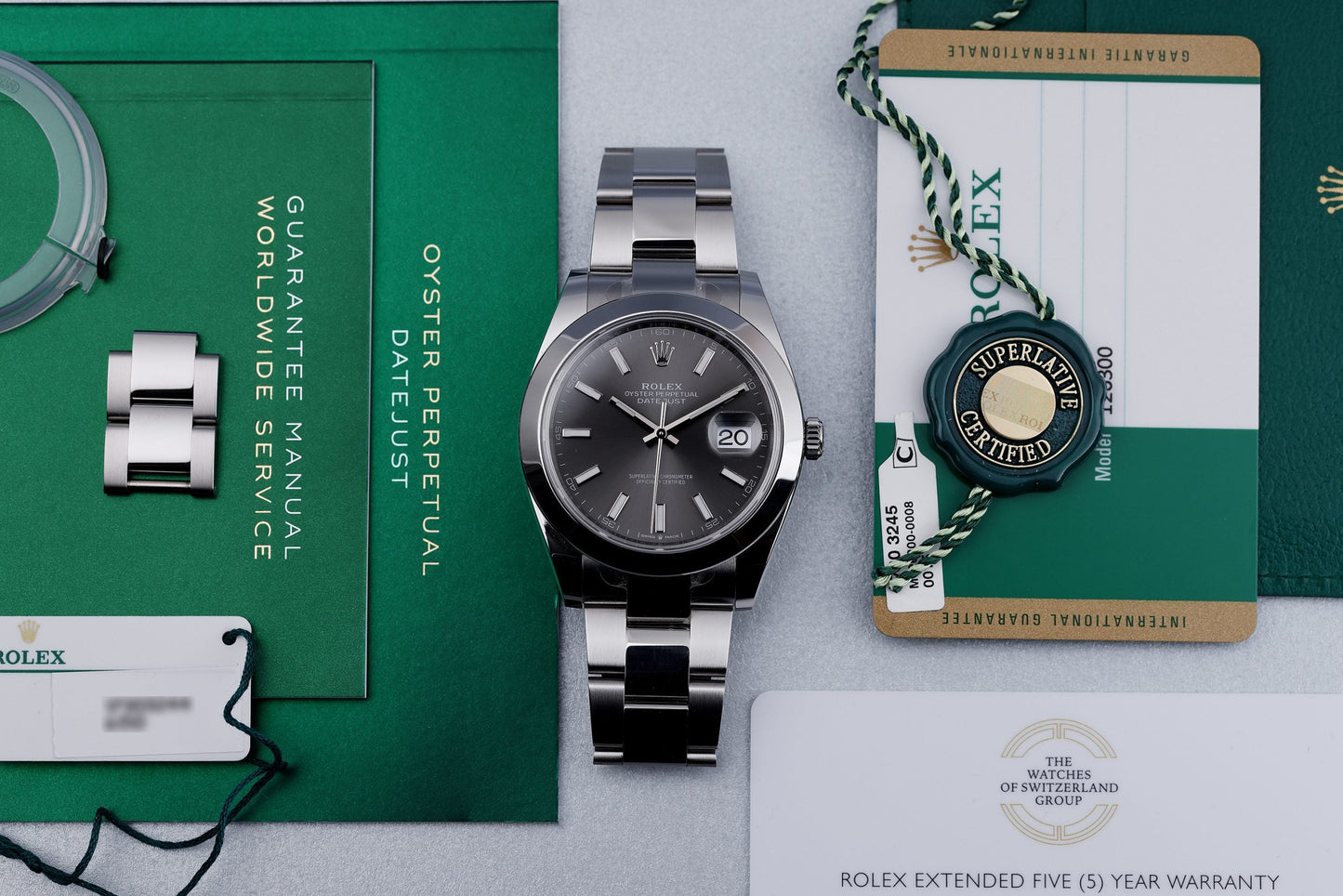 Unworn 2020 Rolex DateJust 41 | REF. 126300 | Rhodium Dial | Stainless Steel