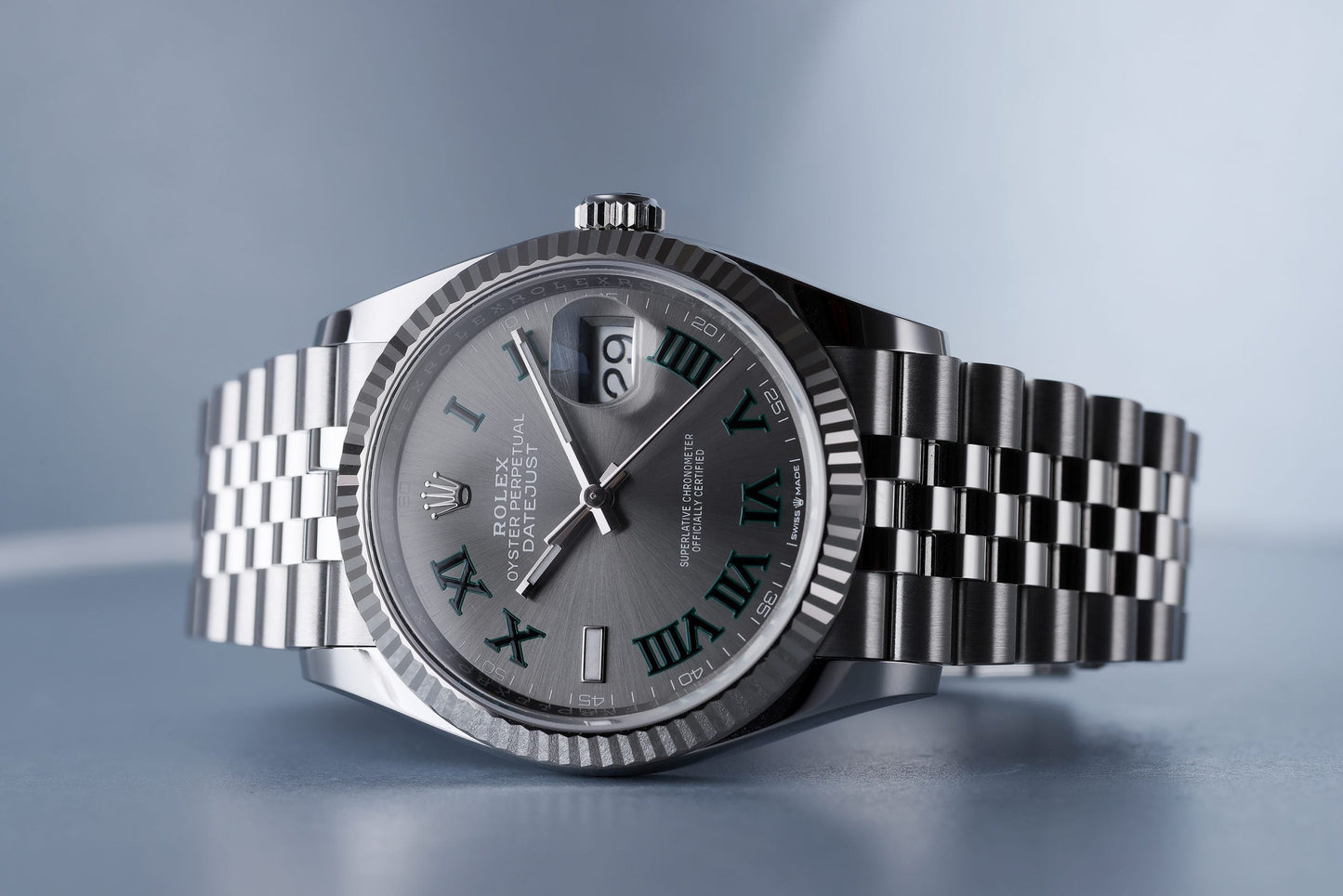 Unworn Rolex DateJust 36 | REF. 126234 | Wimbledon Dial | 2021 | Stainless Steel | Box & Papers