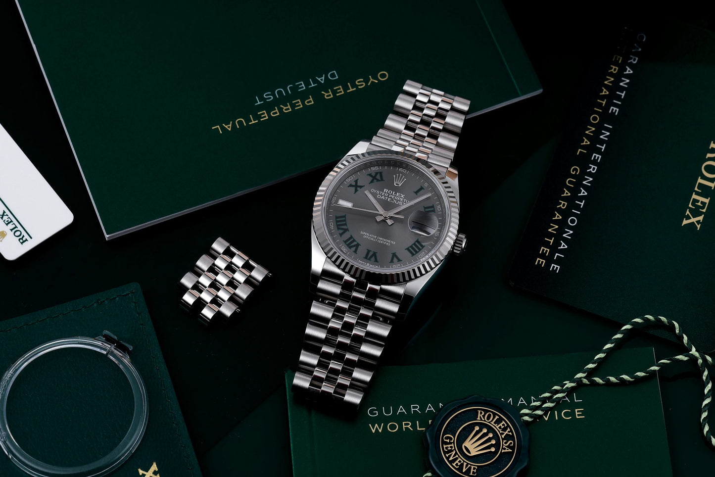 Unworn Rolex DateJust 36 | REF. 126234 | Wimbledon Dial | 2021 | Stainless Steel | Box & Papers