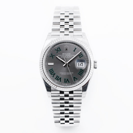 Unworn Rolex DateJust 36 | REF. 126234 | Wimbledon Dial | 2022 | Box & Papers