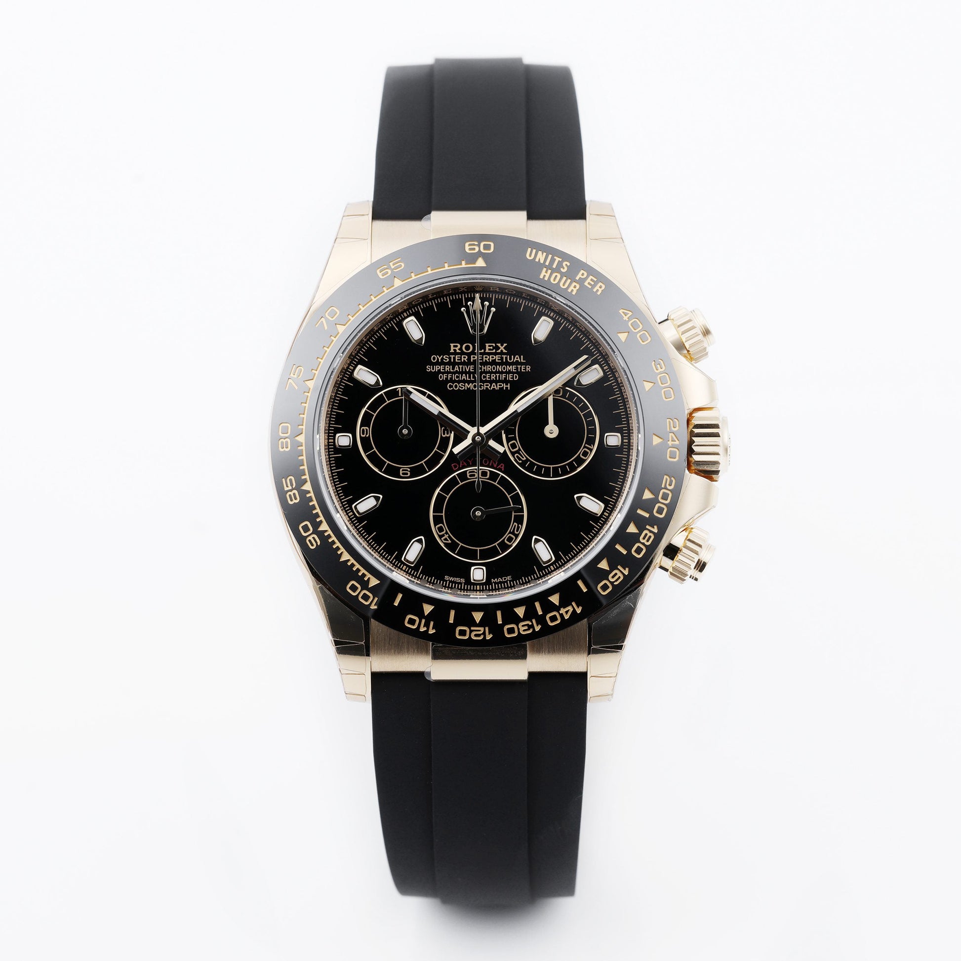 Unworn Rolex Daytona | REF. 116518LN | 18k Yellow Gold | Black Dial | 2022 | Box & Papers