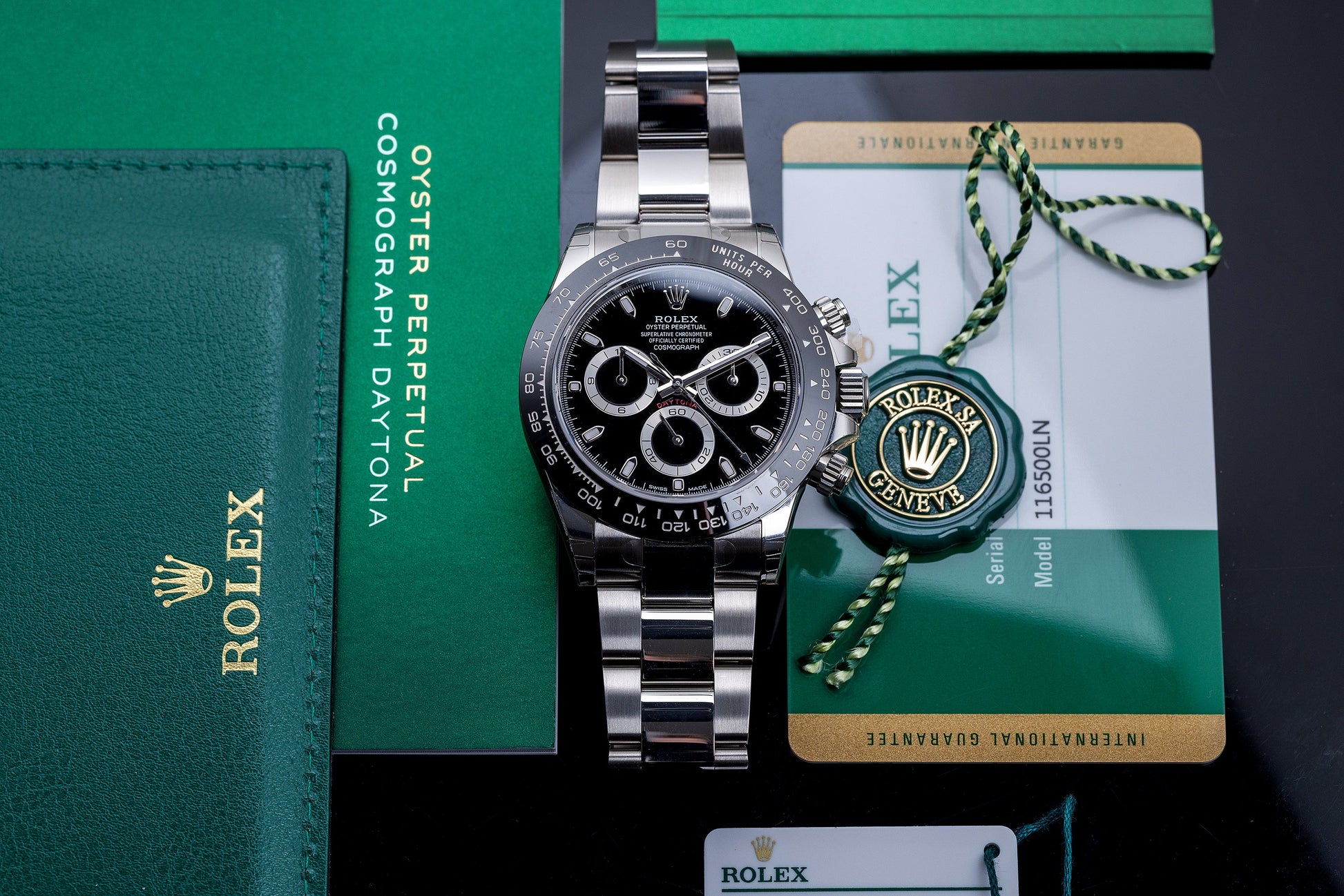 Unworn & Stickered Rolex Daytona | REF. 116500LN | 2019 | Box & Papers | Stainless Steel | Black Dial