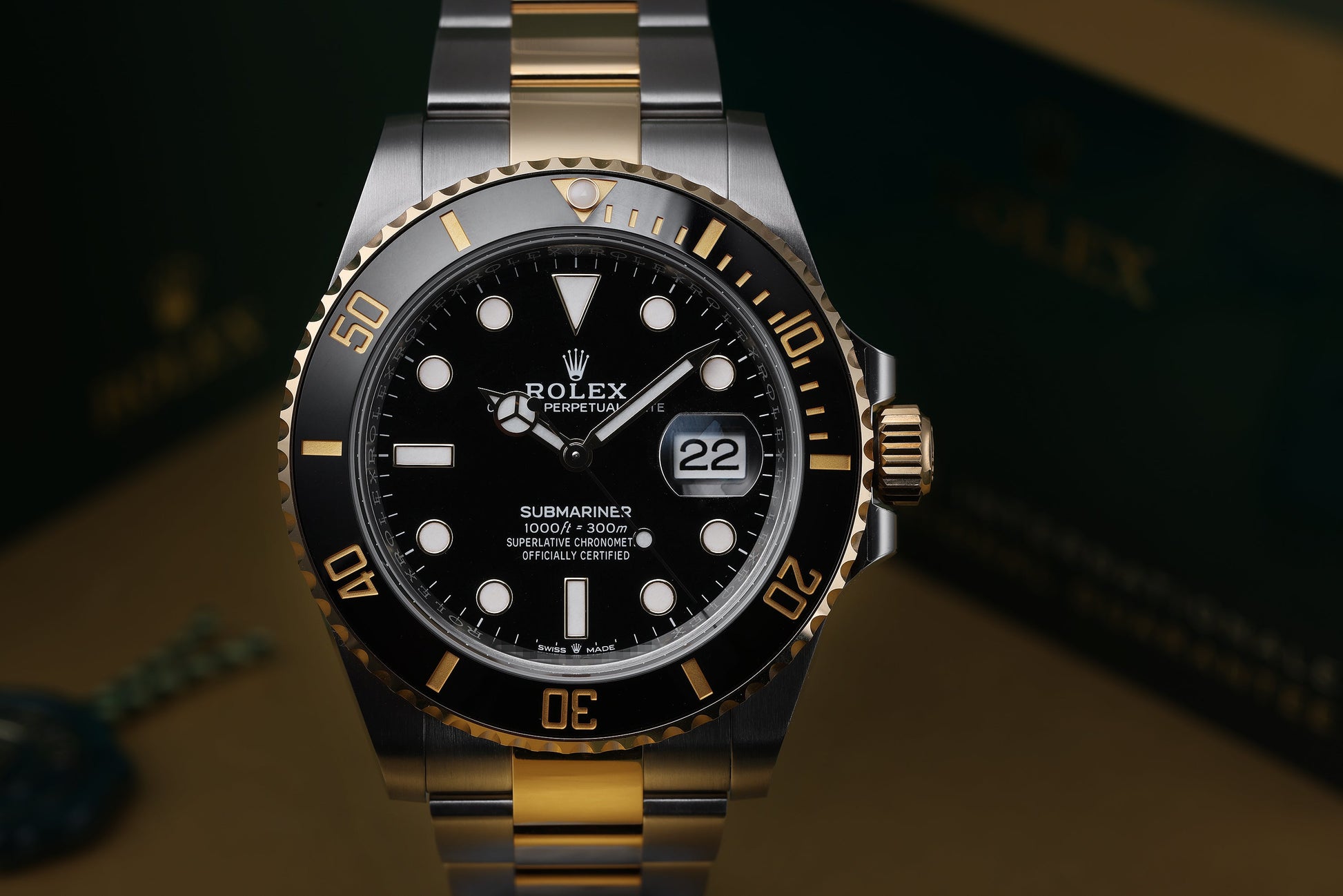 Unworn Rolex Submariner | REF. 126613LN | 2022 | Stainless Steel & 18K Yellow Gold | Box & Papers