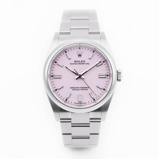 Unworn Rolex Oyster Perpetual | 36MM | REF. 126000 | Candy Pink | Stainless Steel | 2021