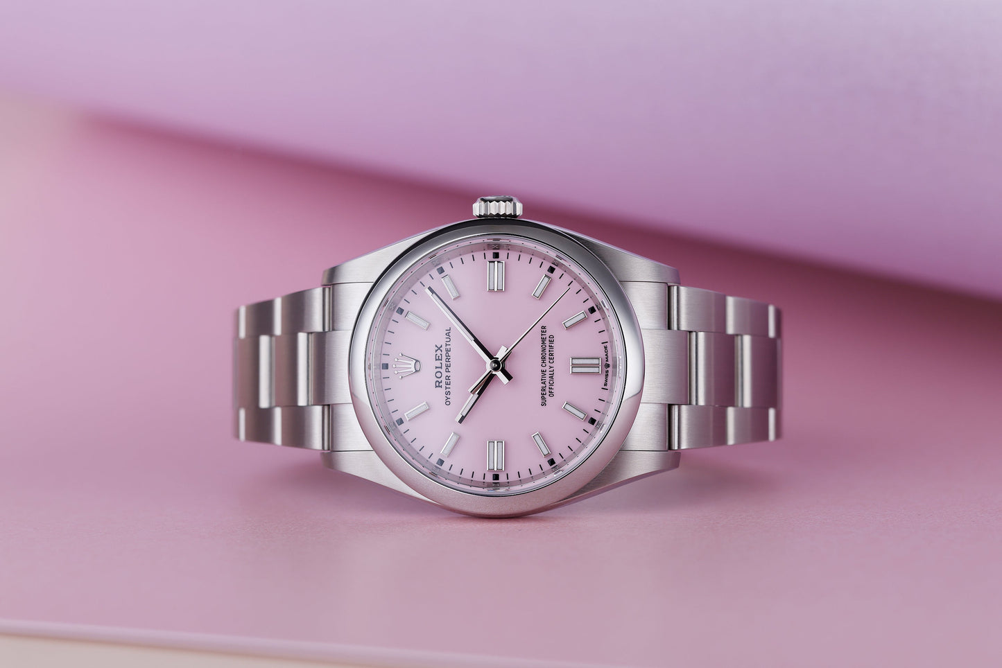 Unworn Rolex Oyster Perpetual | 36MM | REF. 126000 | Candy Pink | Stainless Steel | 2021