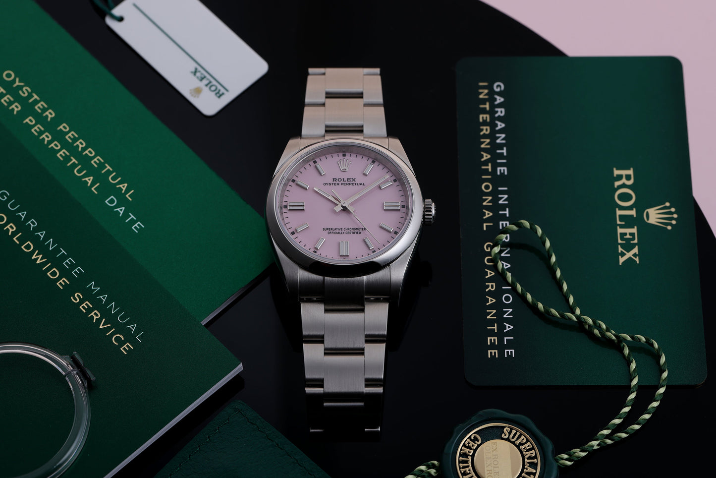 Unworn Rolex Oyster Perpetual | 36MM | REF. 126000 | Candy Pink | Stainless Steel | 2021