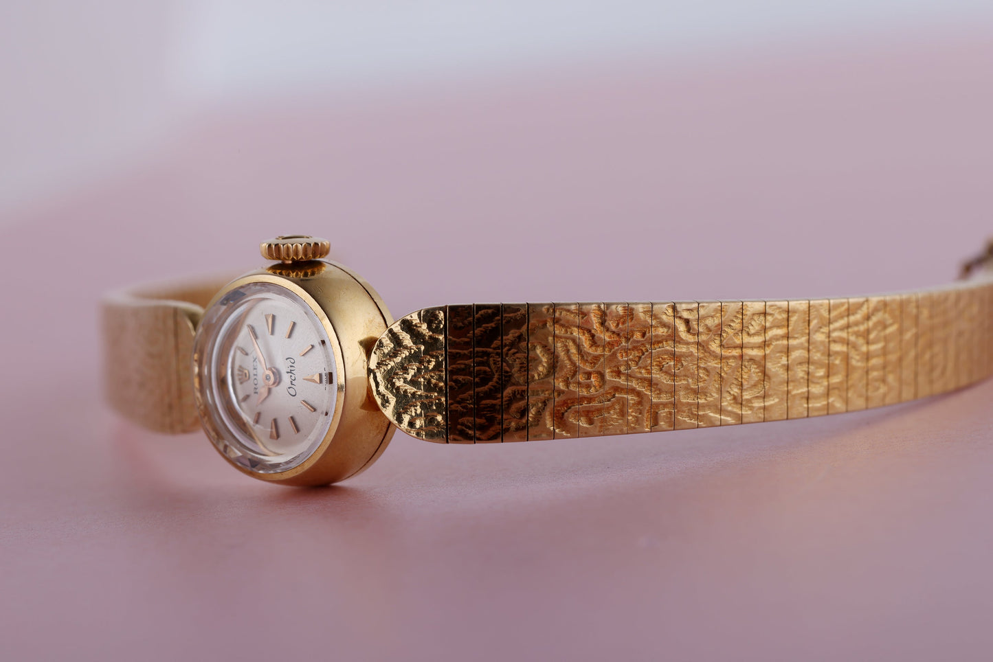 Unworn Rolex Orchid | Gold Dial | 16mm | Manual Wind | 18k Yellow Gold | 1963