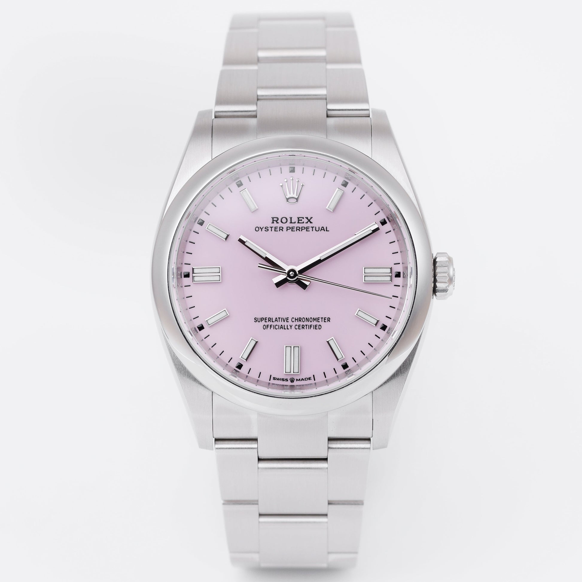 Unworn Rolex Oyster Perpetual 36mm | REF. 126000 | Candy Pink | Box & Papers | 2023 | Stainless Steel