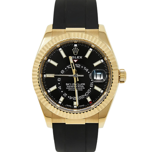 Rolex Sky-Dweller 326238 Black Index Oysterflex