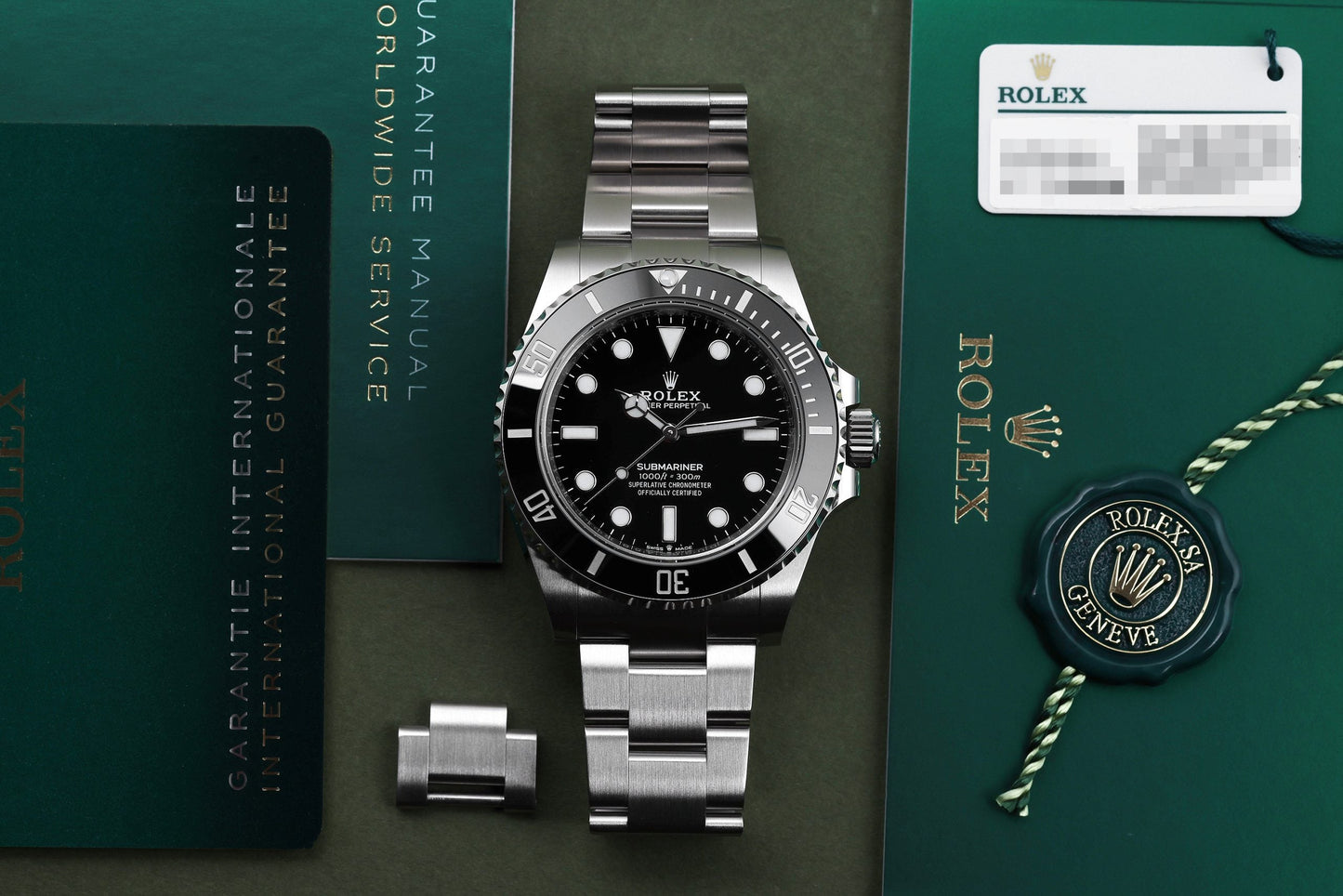 Unworn Rolex Submariner Non-Date | REF. 124060 | Stainless Steel | 2022 | Box & Papers