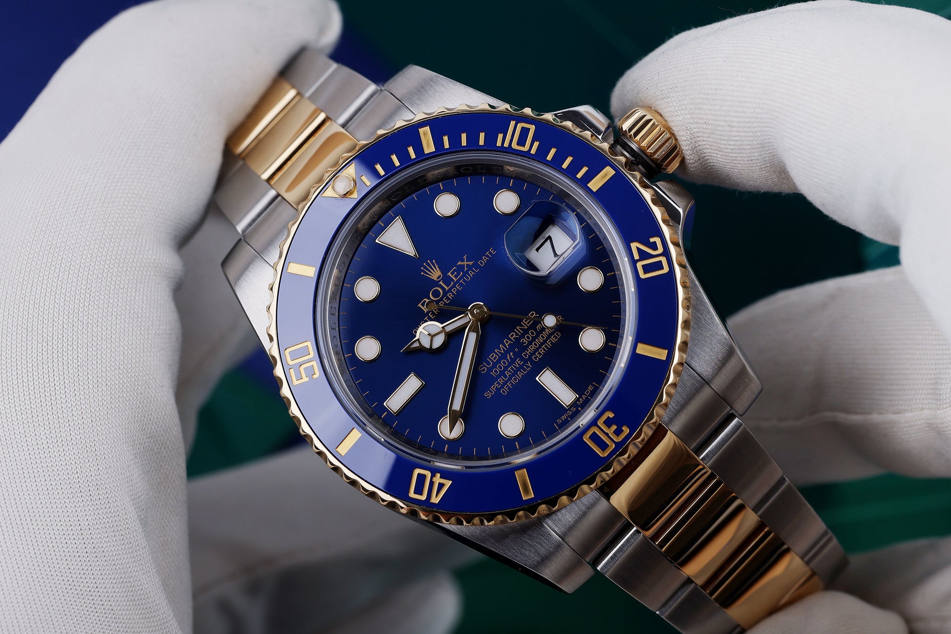 Rolex Submariner | REF. 116613LB | Blue Dial | Box & Papers | 2014 | Stainless Steel & 18k Yellow Gold