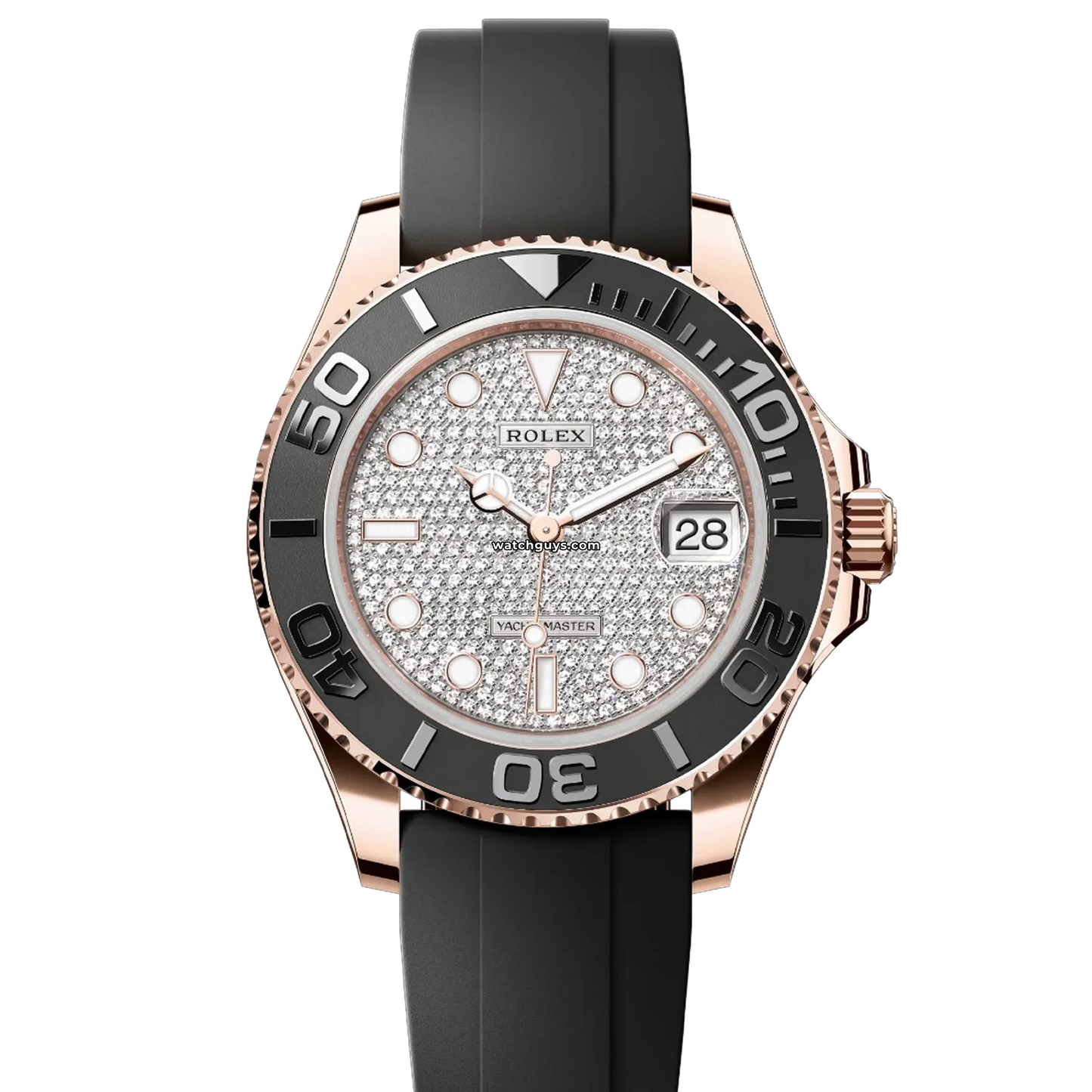 Rolex Yacht-Master 268655 Diamond Pave Oysterflex