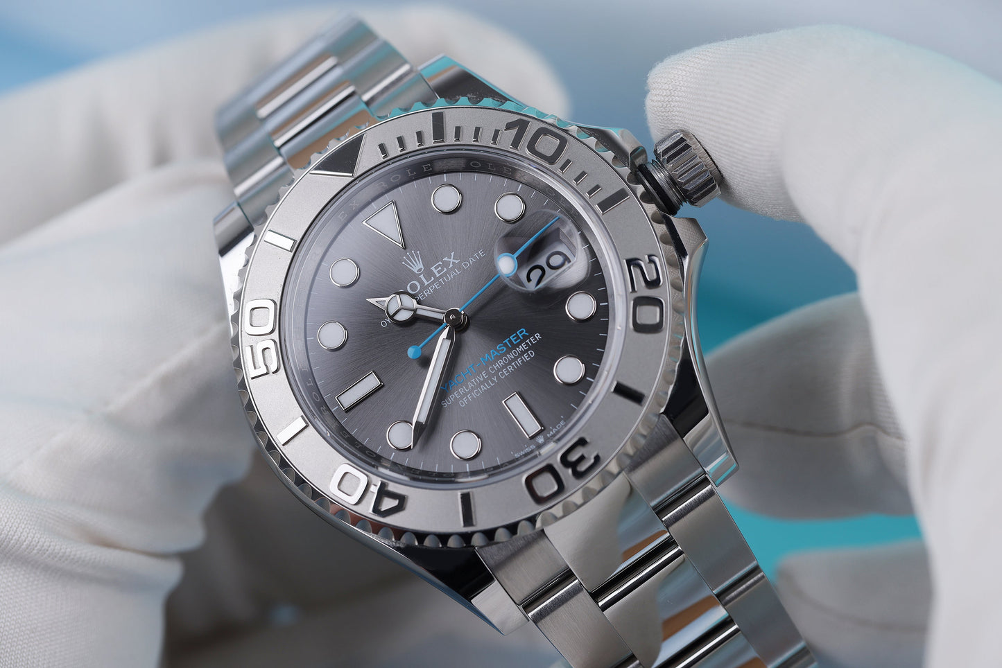 Rolex Yacht-Master 40 | REF. 126622 | Slate Dial | 2023 | Box & Papers | Stainless Steel & Platinum