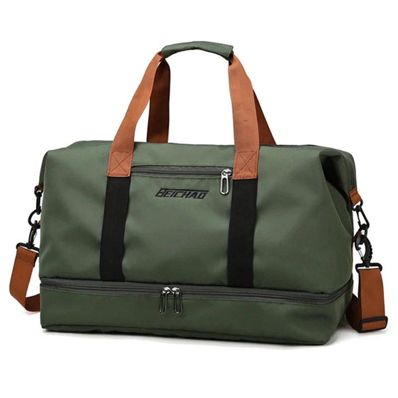 Travel Bag Male Female Large-Capacity Hand Luggage Dry-Wet Separation Sports Fitness Bag Short-Distance Travel Package