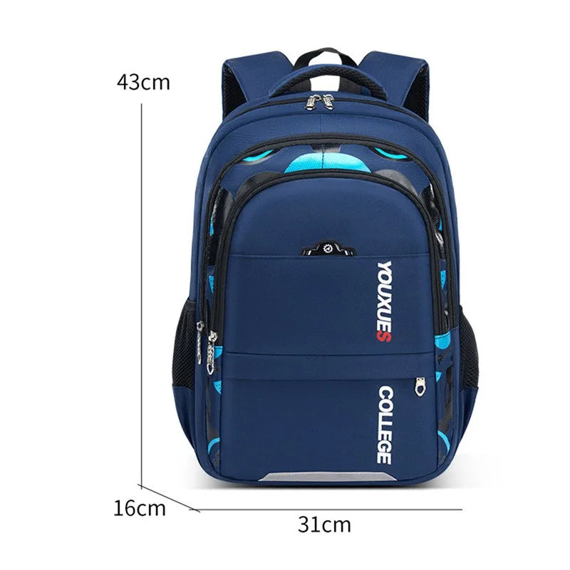 2024 New Children School Bags Kids Backpack In Primary Schoolbag For Teenager Boys Waterproof Backpacks Book Bag Mochila