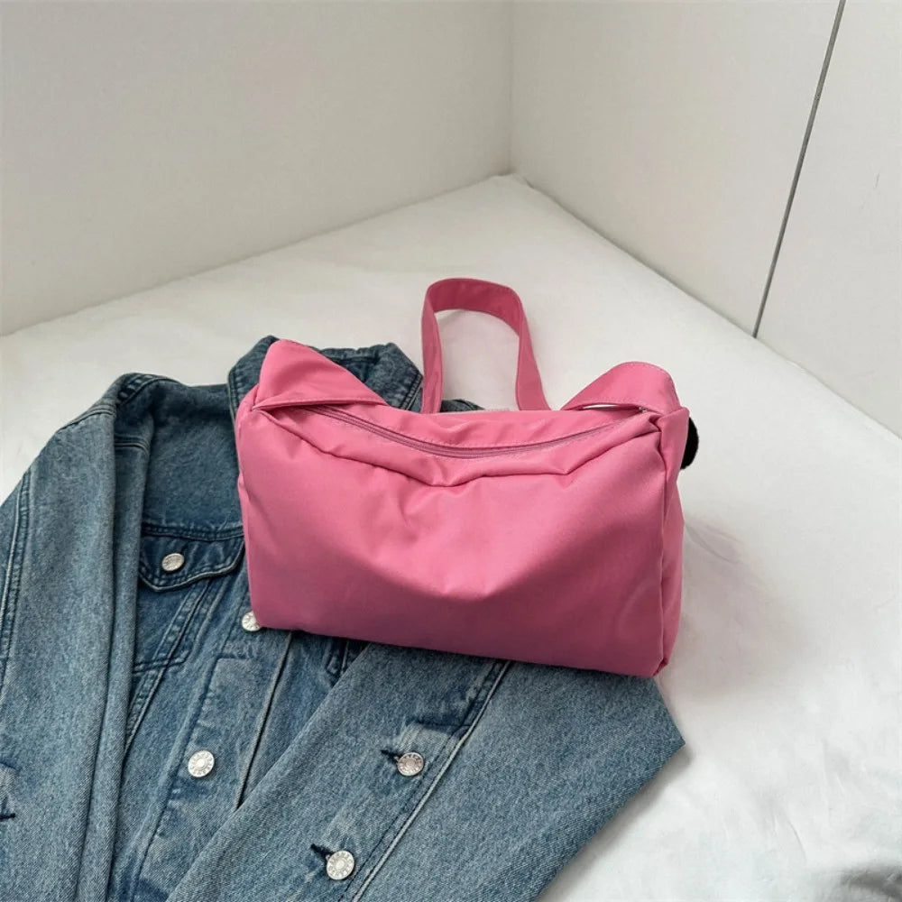 2024 New Autumn/Winter Fashion Korean Version Large Capacity Crossbody Bag Casual Versatile Fashion Lightweight Oxford Bag