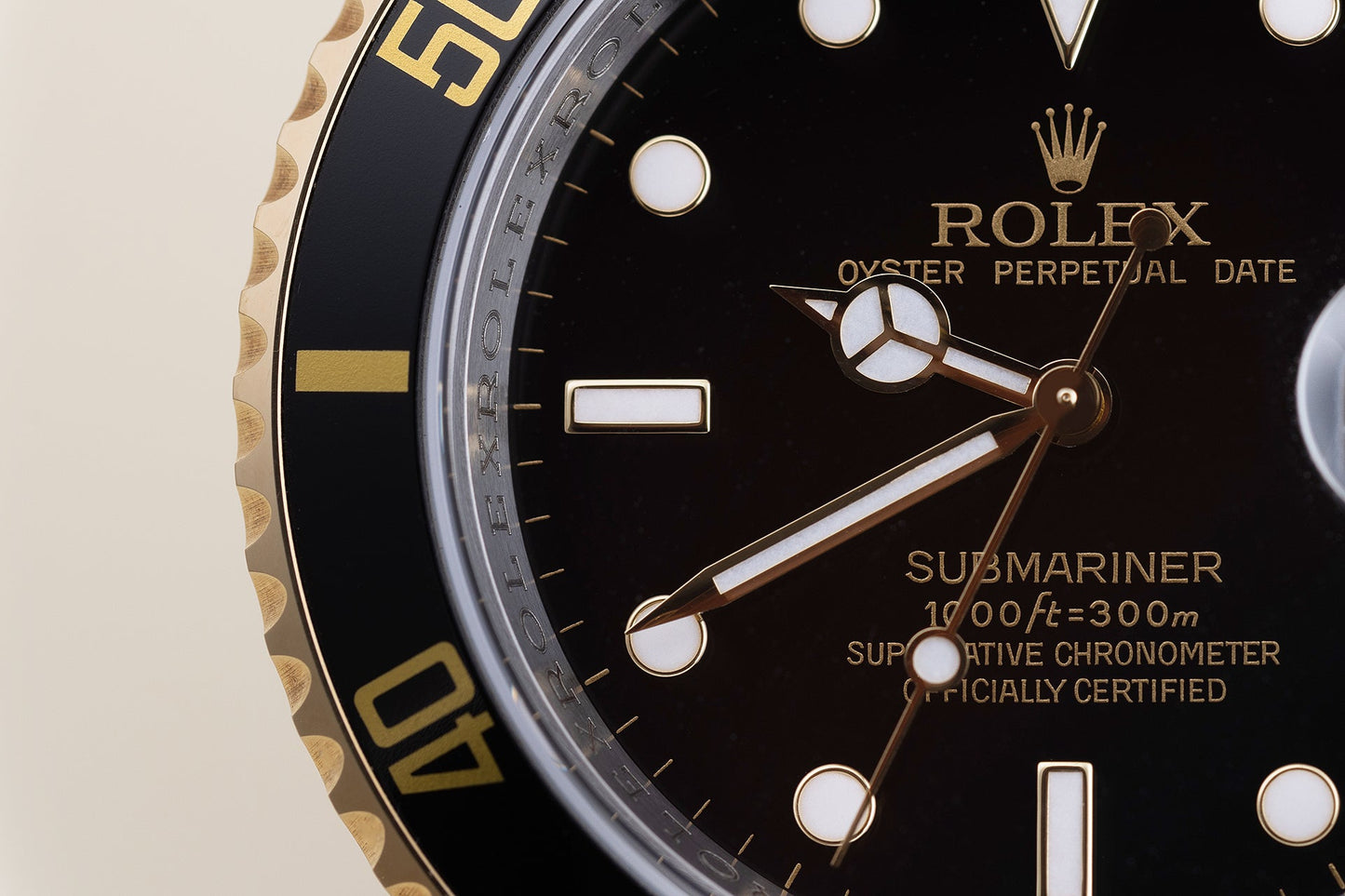 Rolex Submariner NOS | REF. 16613LN | Engraved Rehaut | Black dial | Box & Papers | 2011 | Stainless Steel & 18k Yellow Gold