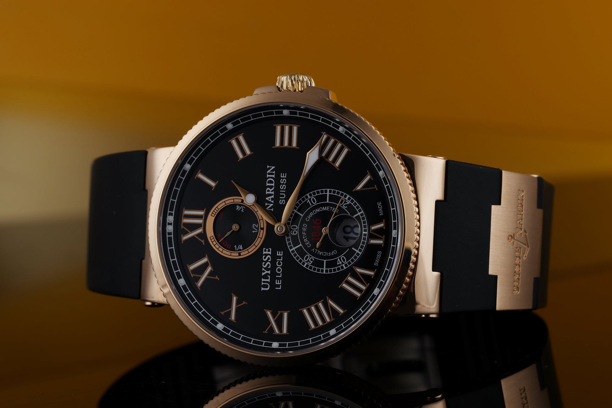 Ulysse Nardin Marine Chronometer | REF. 266-67 | 18k Rose Gold | 43mm | Box & Papers | 2008