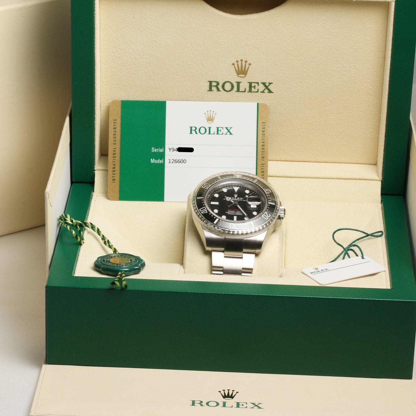 Unworn Factory Sealed Rolex Sea-Dweller Single Red 126600 2017