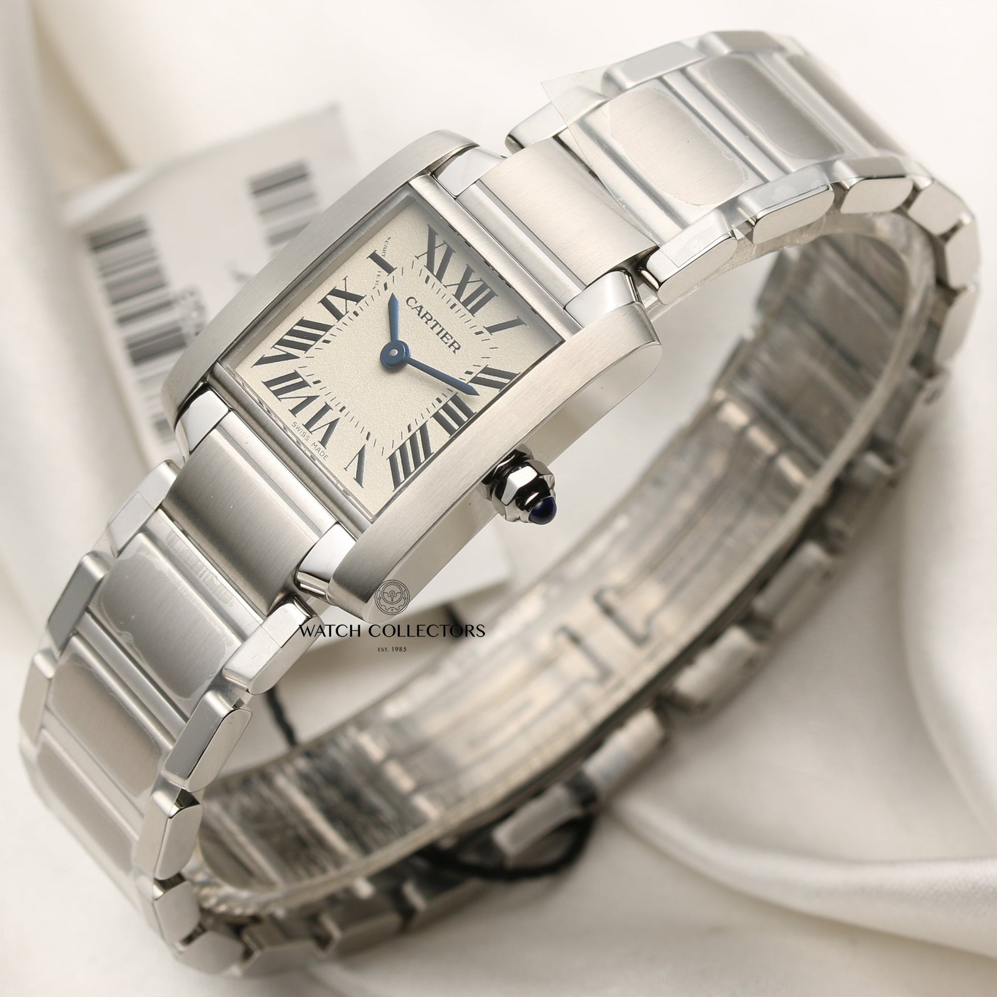 Unworn Full Set Cartier Tank Francaise W51008Q3 Ladies Small Model Stainless Steel