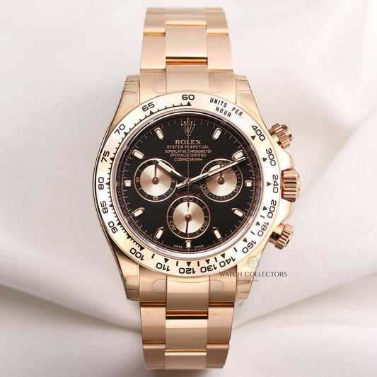 Unworn Rolex Daytona 116505 18K Rose Gold full set