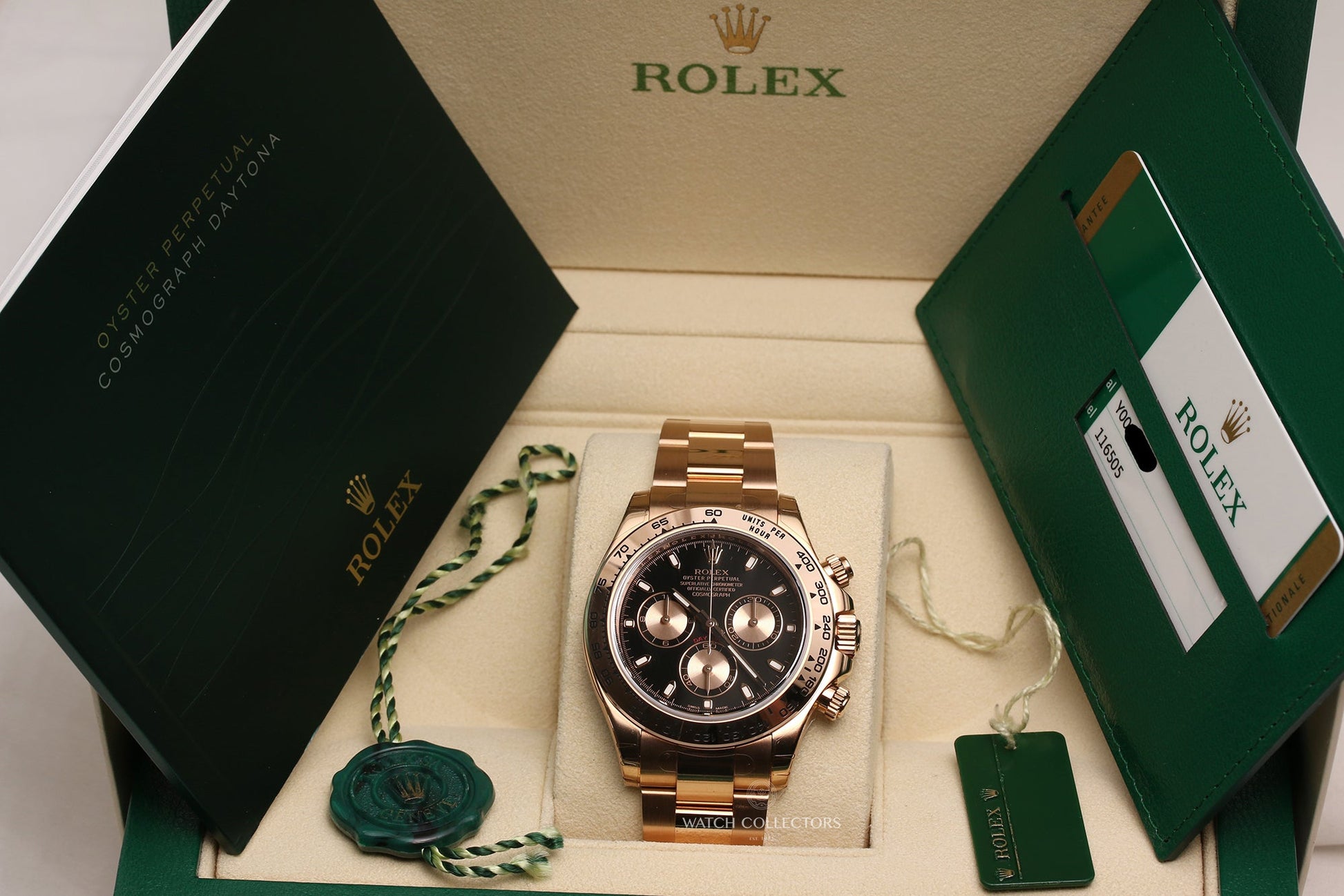 Unworn Rolex Daytona 116505 18K Rose Gold full set