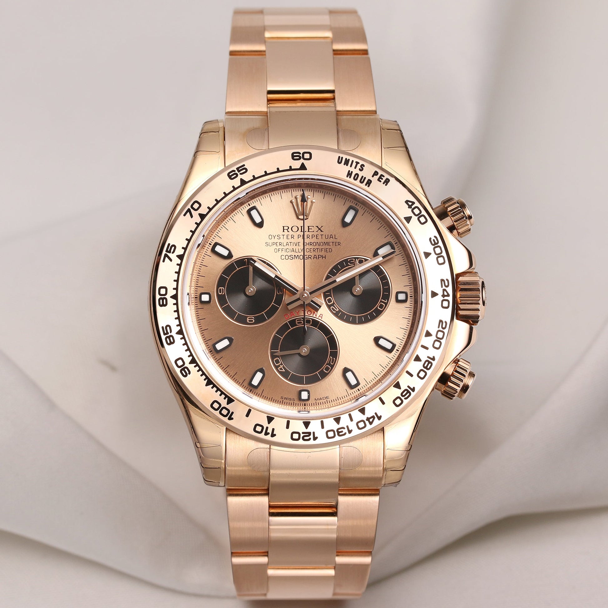 Unworn Rolex Daytona 116505 18K Rose Gold full set