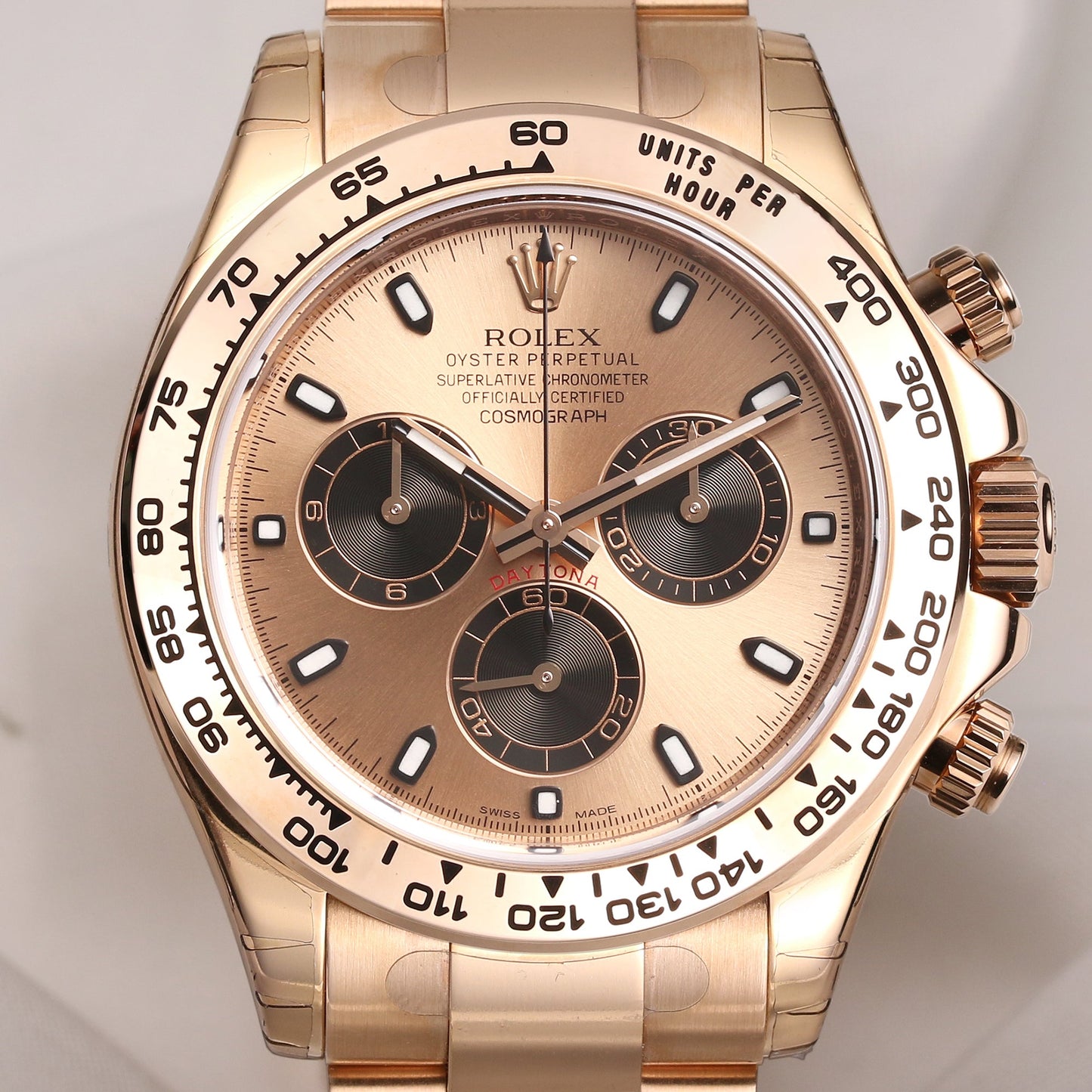 Unworn Rolex Daytona 116505 18K Rose Gold full set