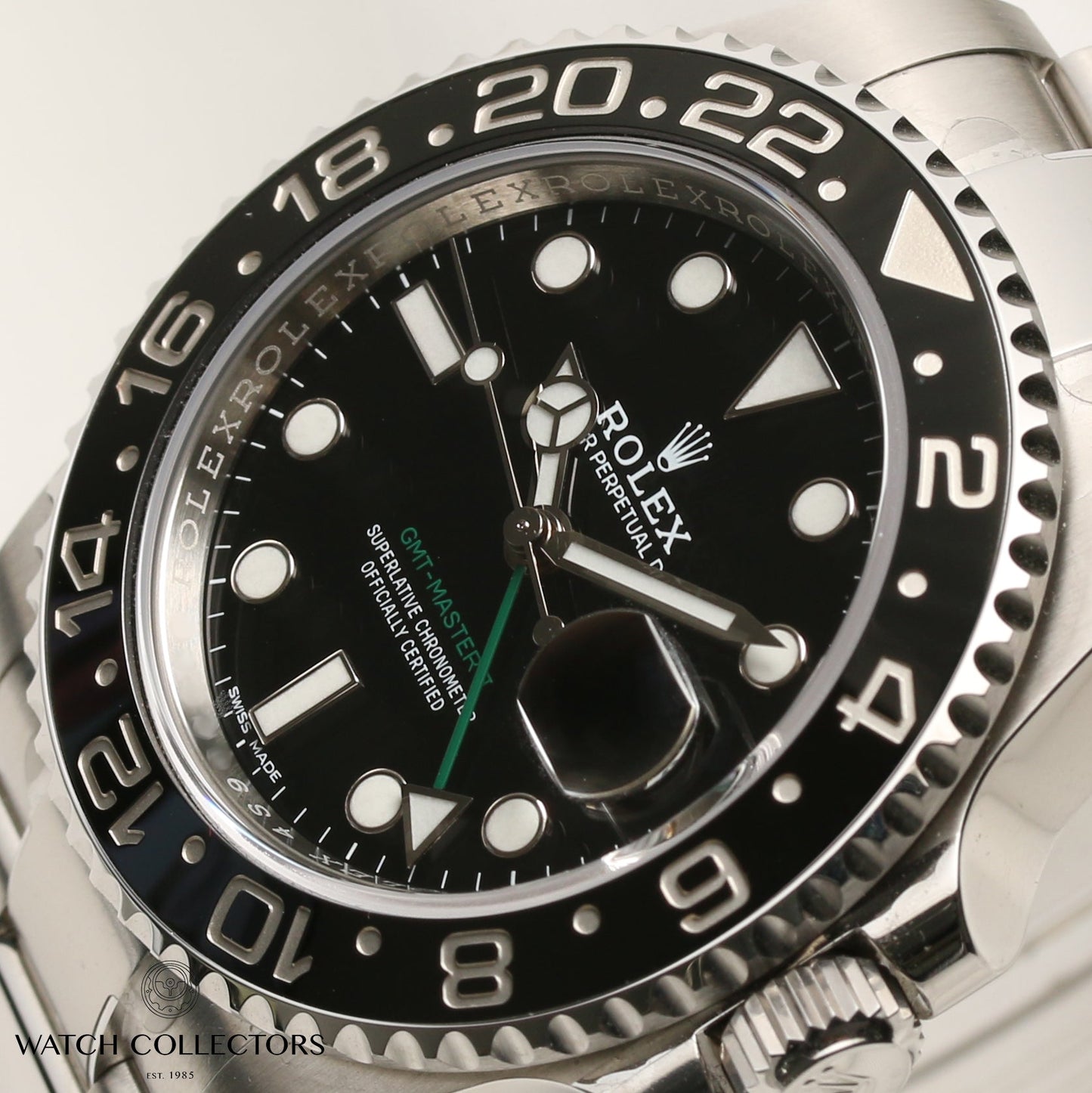 Unworn Rolex GMT-MASTER II 116710LN Steel