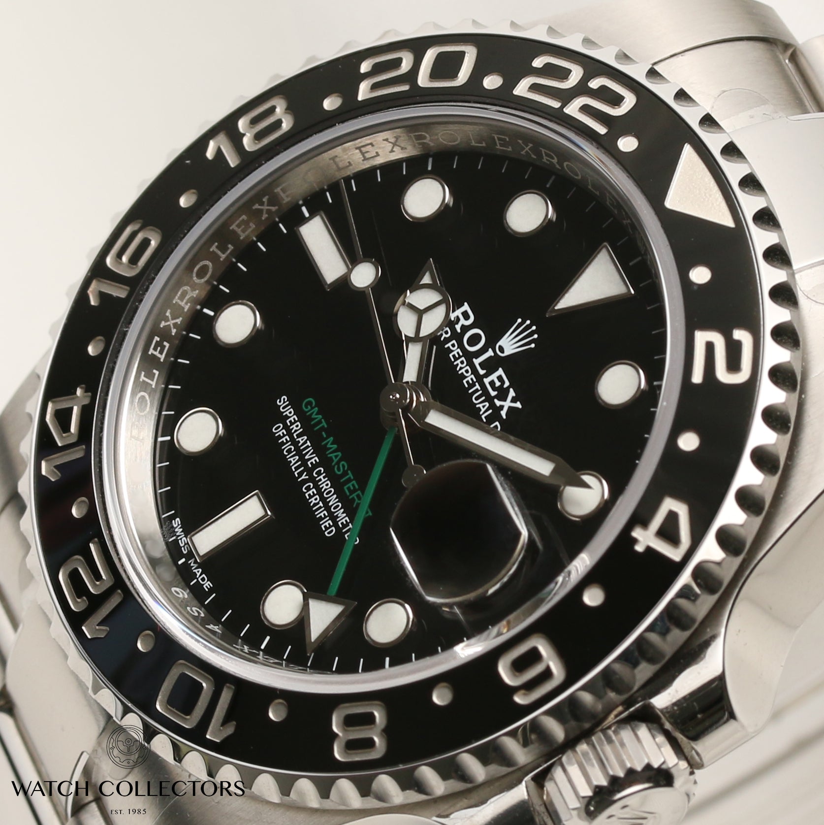 Unworn Rolex GMT-MASTER II 116710LN Steel