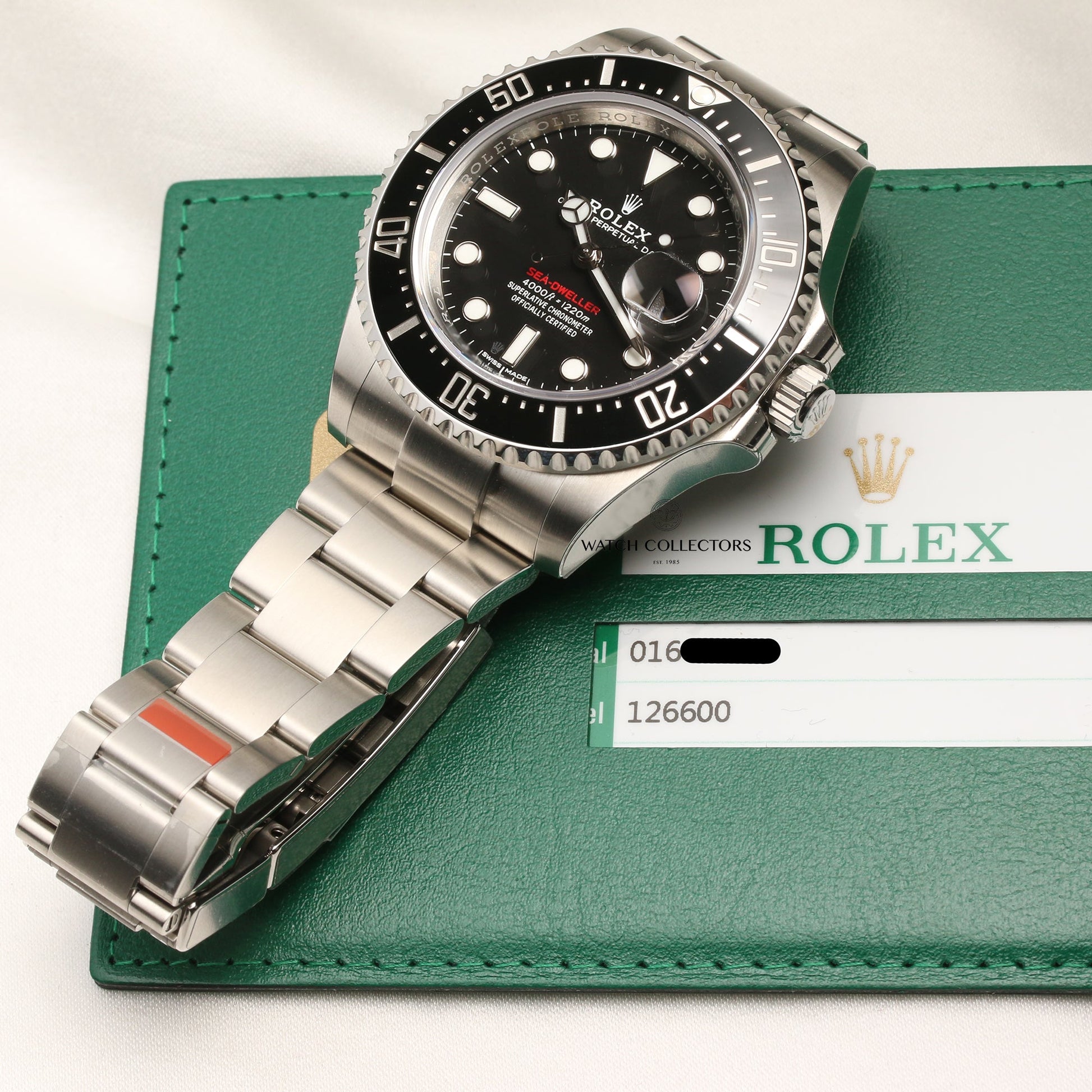 Unworn Full Set Rolex Sea-Dweller 126600 Stainless Steel