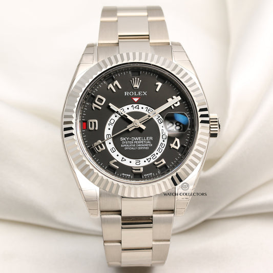 Rolex Sky-Dweller 326939 18k White Gold Like-New Condition & Still Stickered