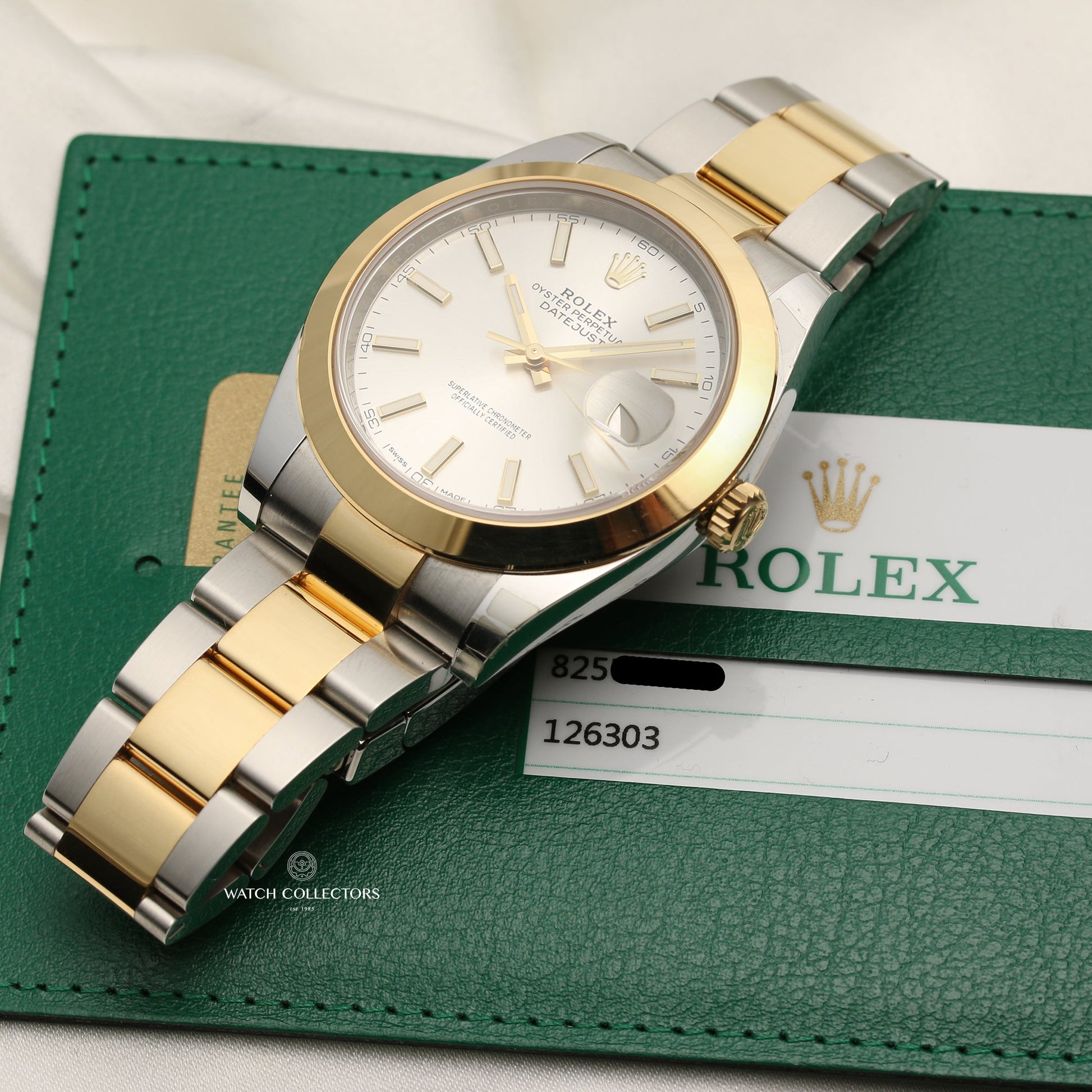 Unworn Rolex DateJust 126303 Stainless Steel & 18k Yellow Gold