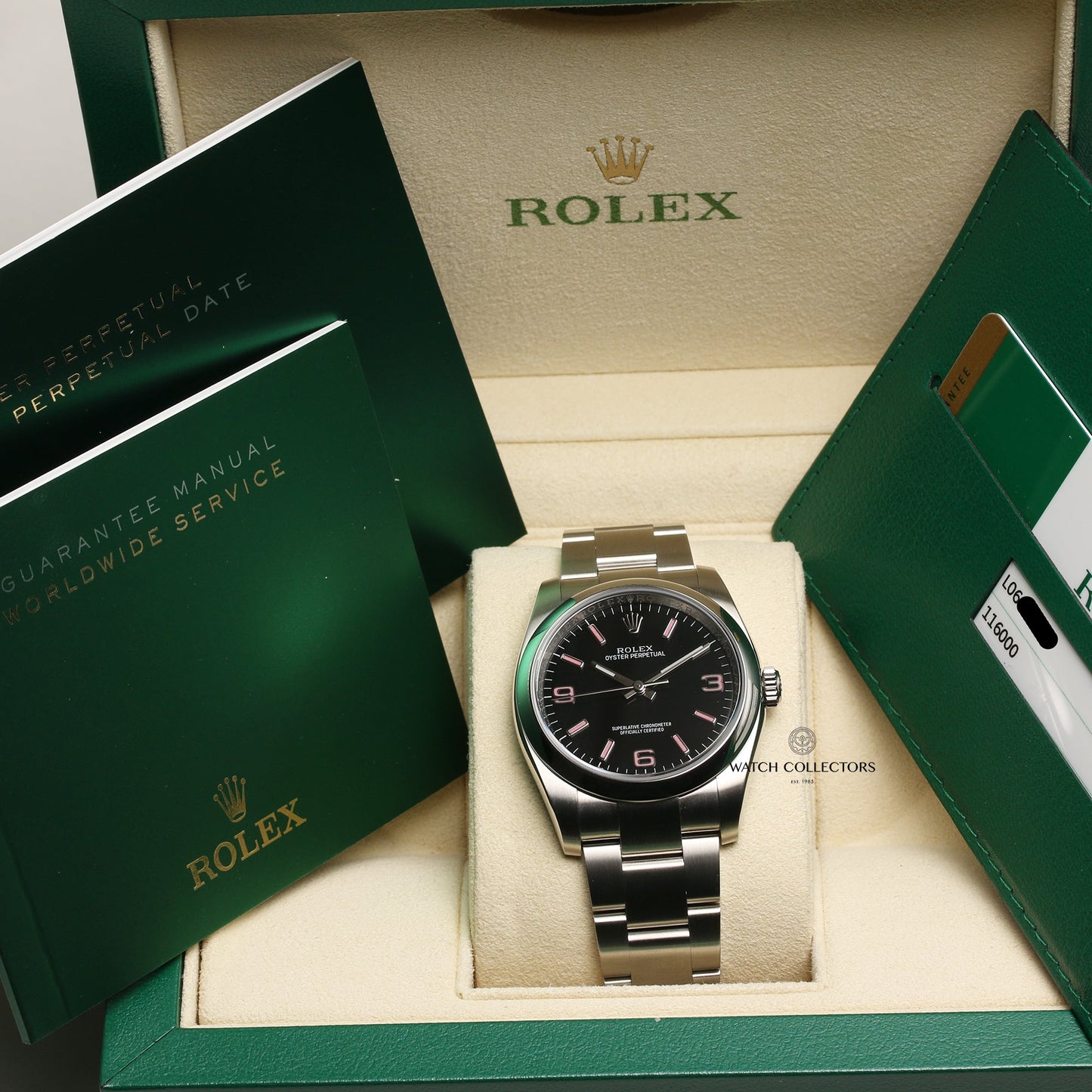 Unworn Condition Rolex Oyster Perpetual 116000 Stainless Steel