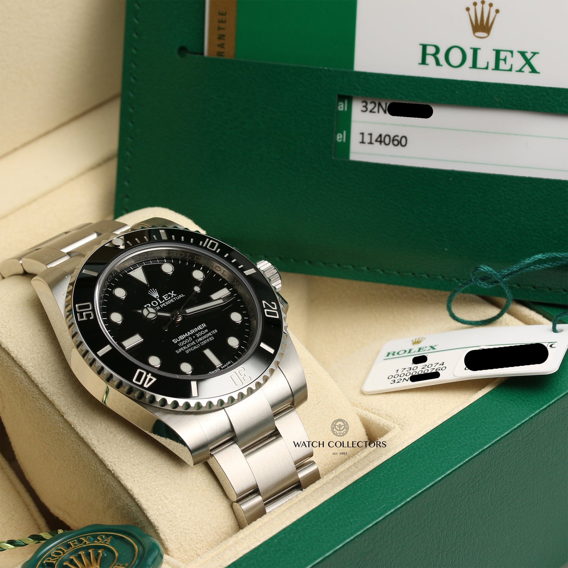 Unworn Full-Set Rolex Submariner 2020 Non-Date 114060 Stainless Steel