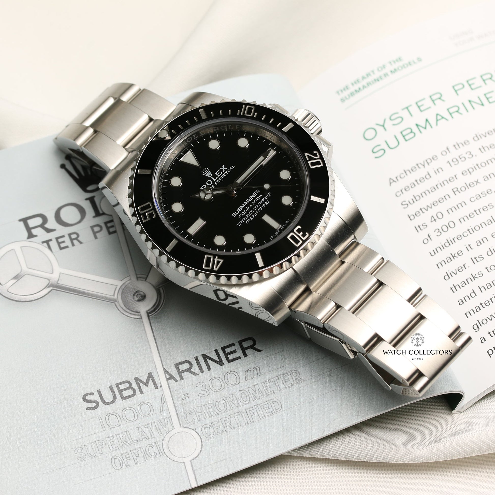 Unworn Full-Set Rolex Submariner 2020 Non-Date 114060 Stainless Steel