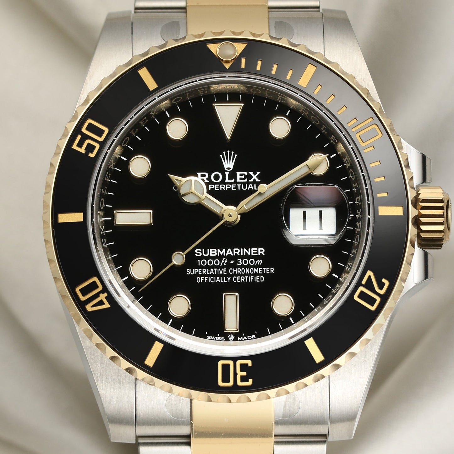 Unworn Rolex Submariner 126613LN Black Dial Stainless Steel & 18k Yellow Gold