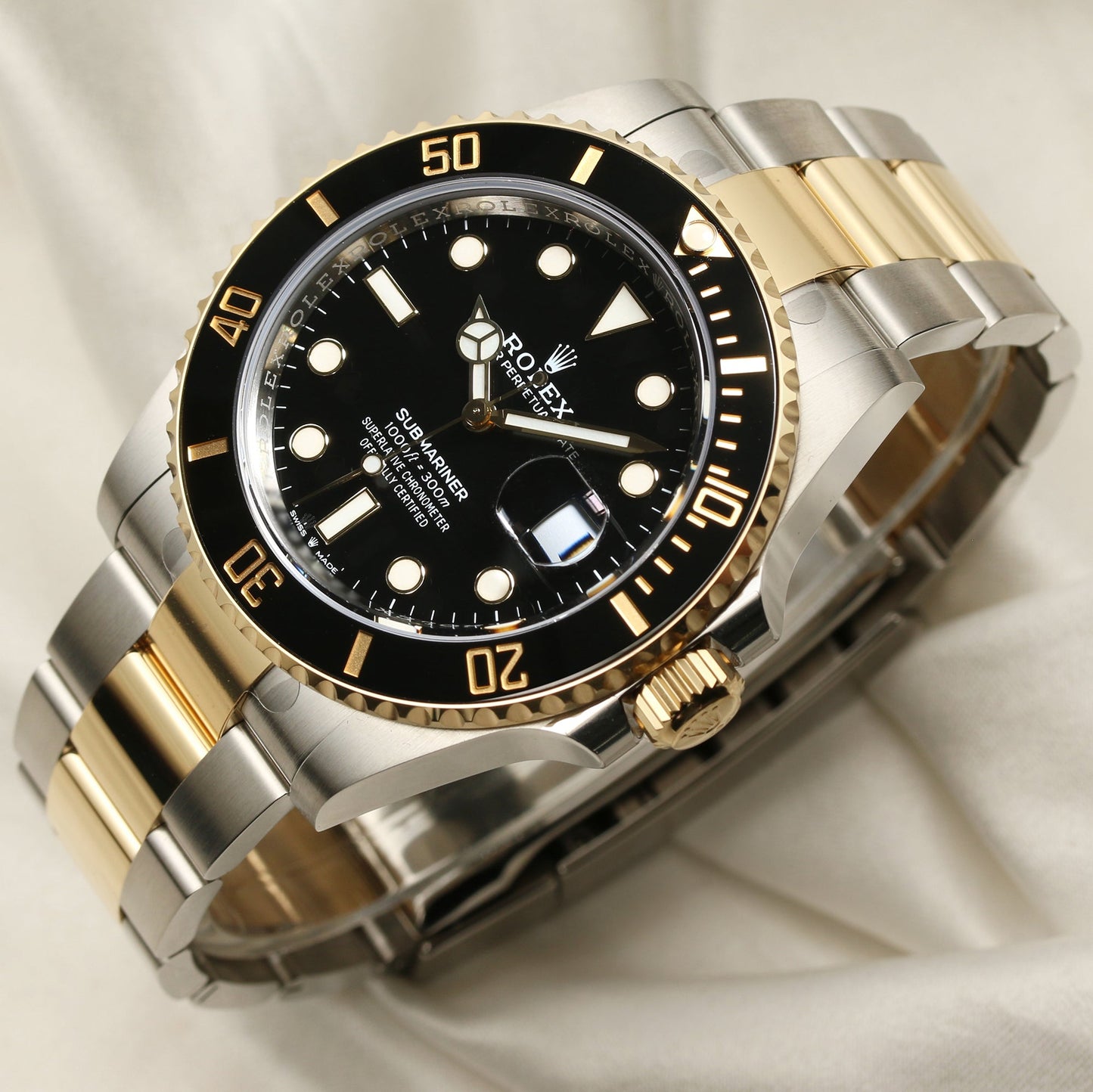 Unworn Rolex Submariner 126613LN Black Dial Stainless Steel & 18k Yellow Gold