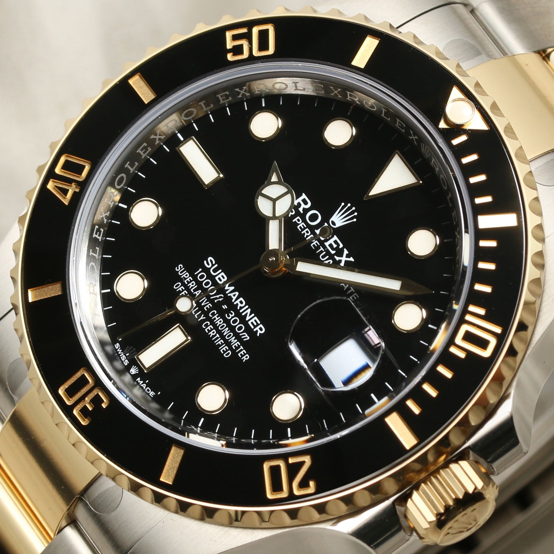 Unworn Rolex Submariner 126613LN Black Dial Stainless Steel & 18k Yellow Gold