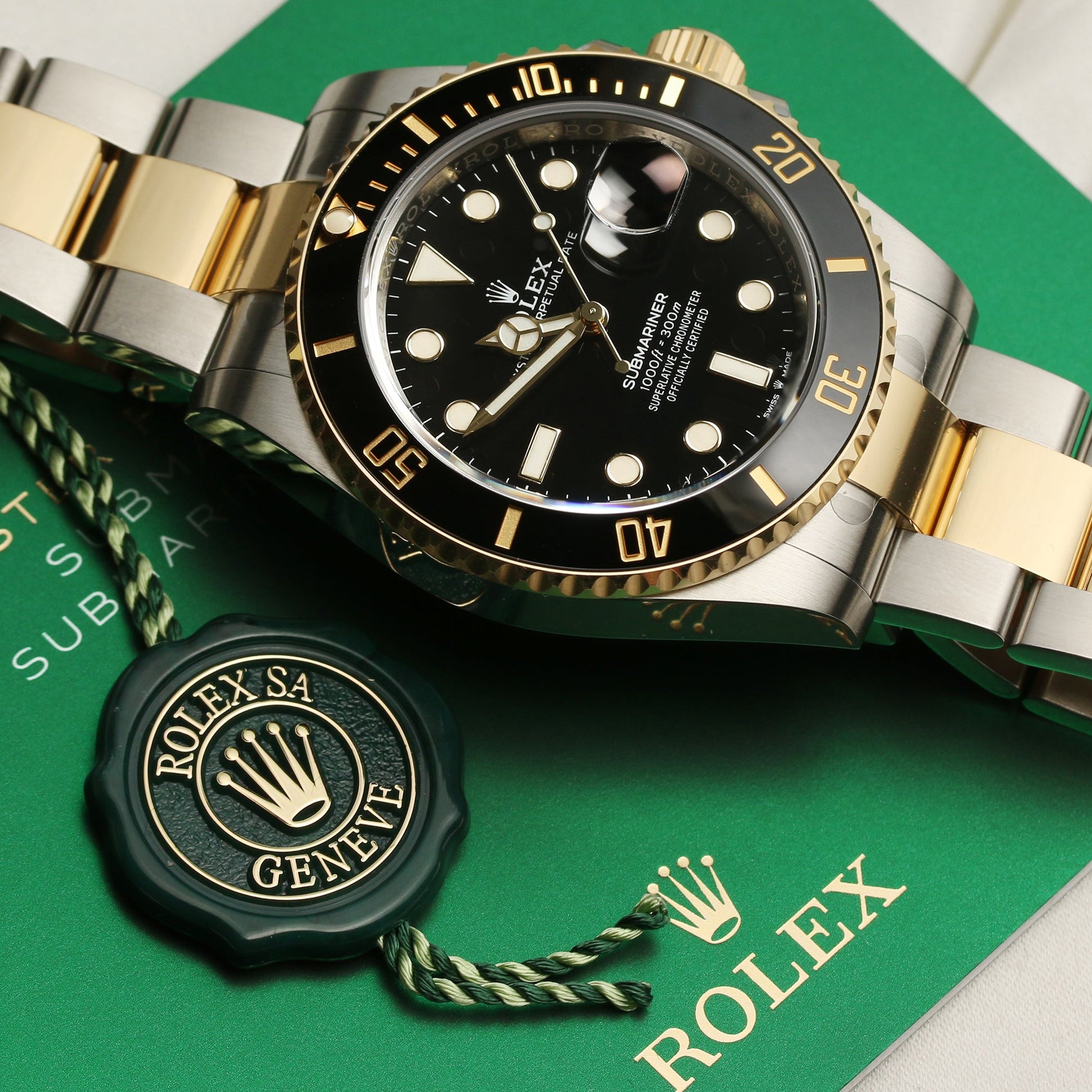 Unworn Rolex Submariner 126613LN Black Dial Stainless Steel & 18k Yellow Gold