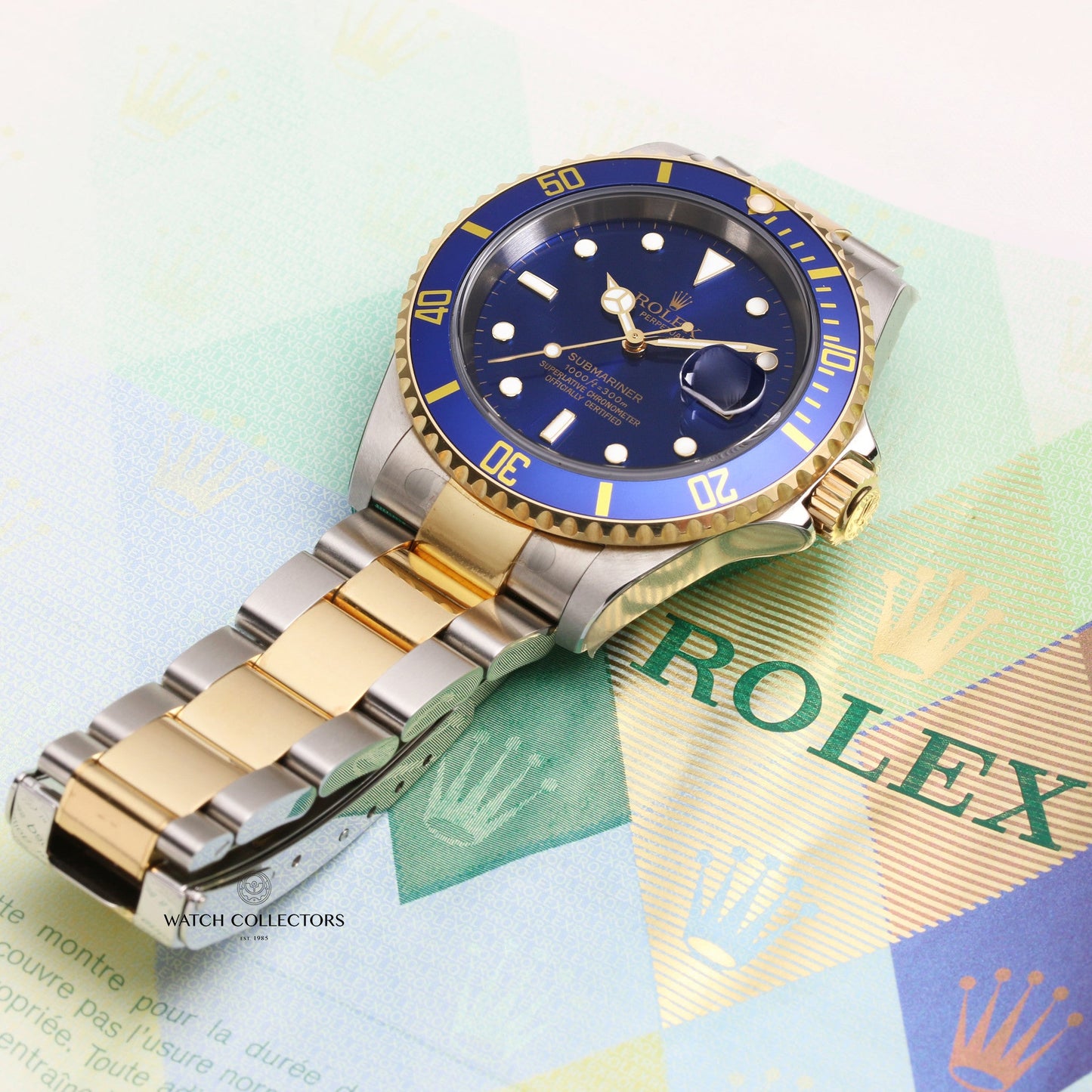 Unworn Full Set Rolex Submariner 16613 Pre-Ceramic 2006