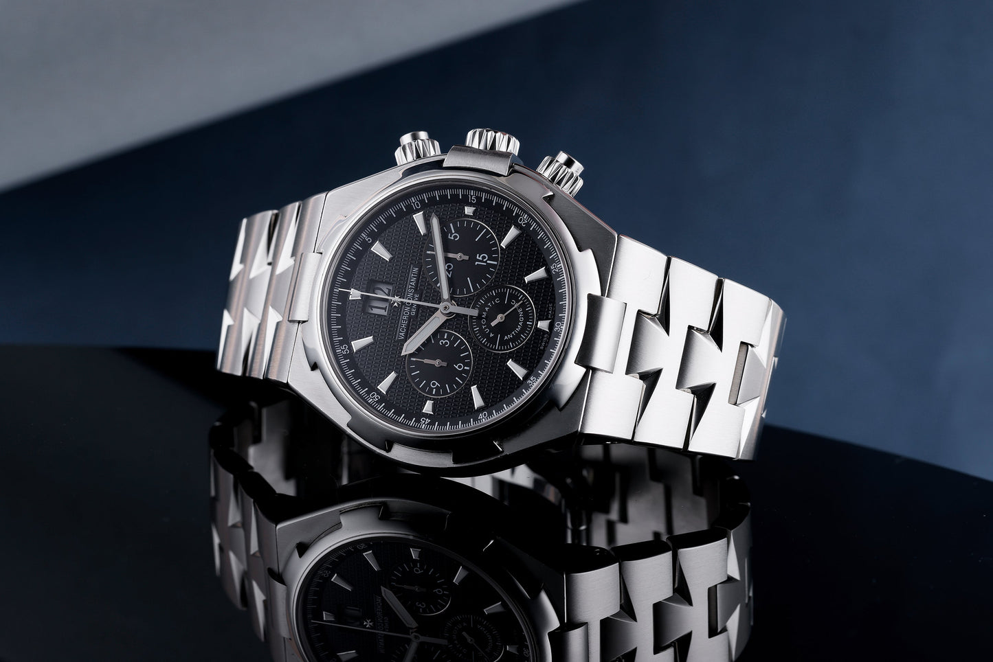 Vacheron Constantin Overseas | Chronograph | REF. 49150 | Box & Papers | 2011 | Black Dial | Stainless Steel