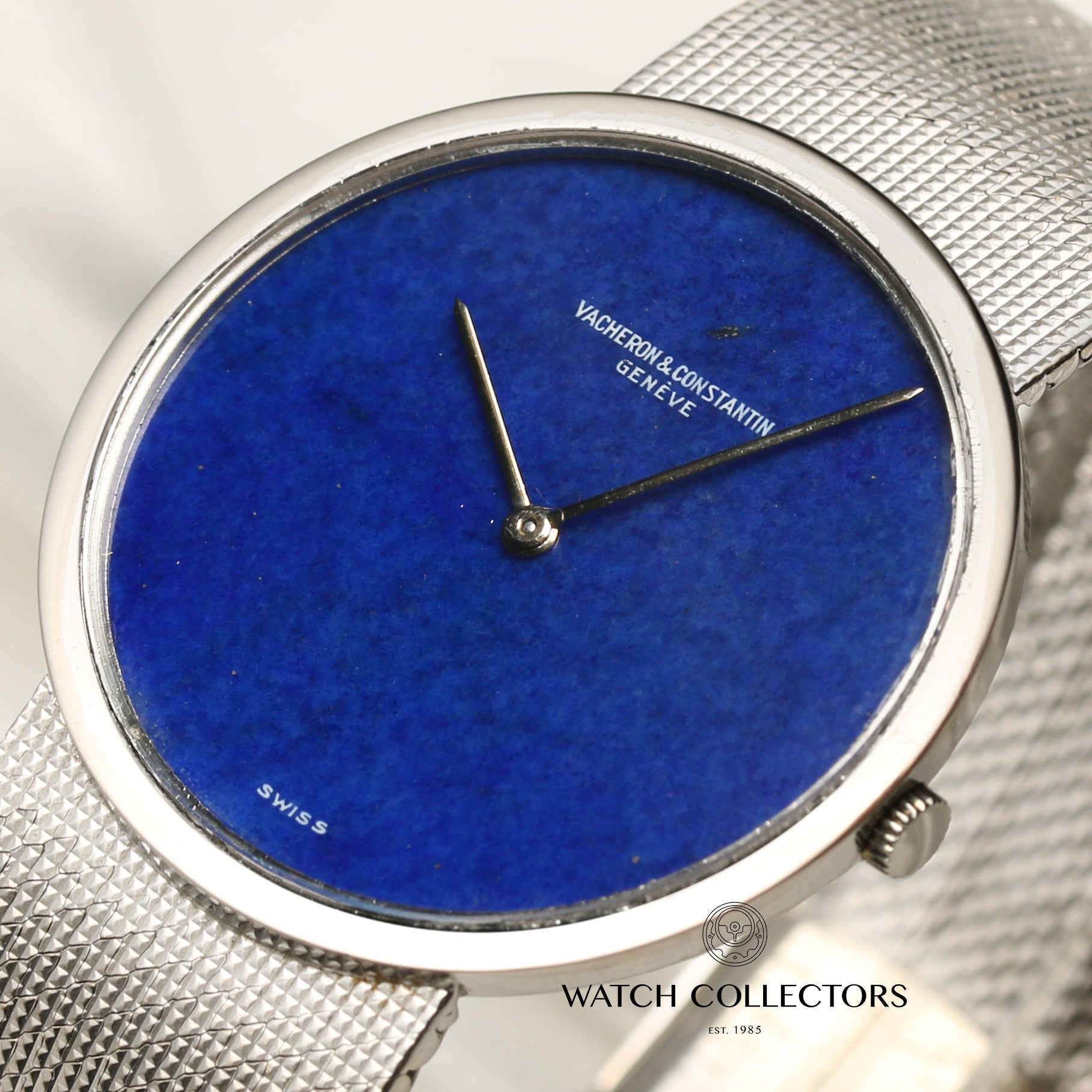 Vacheron Constantin 18k White Gold Lapis Lazuli Dial