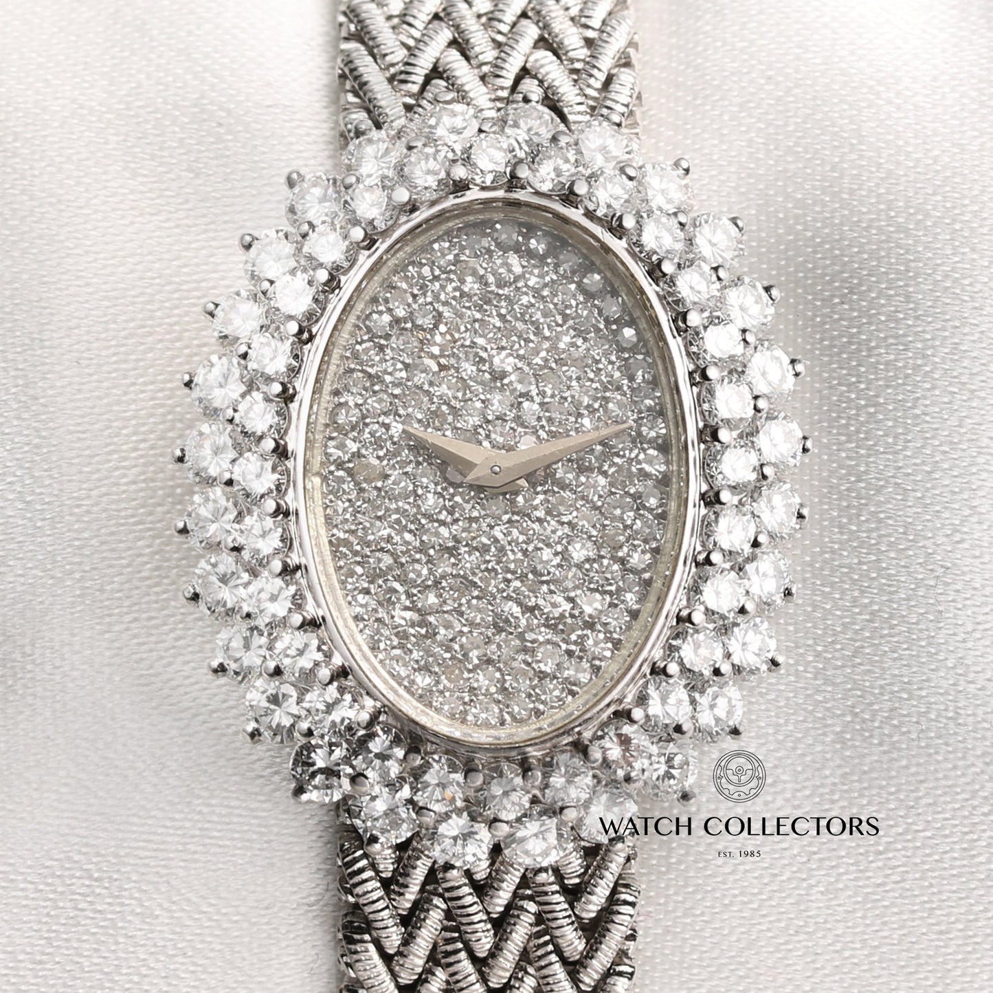 Vacheron Constantin 18k White Gold Vintage Diamond