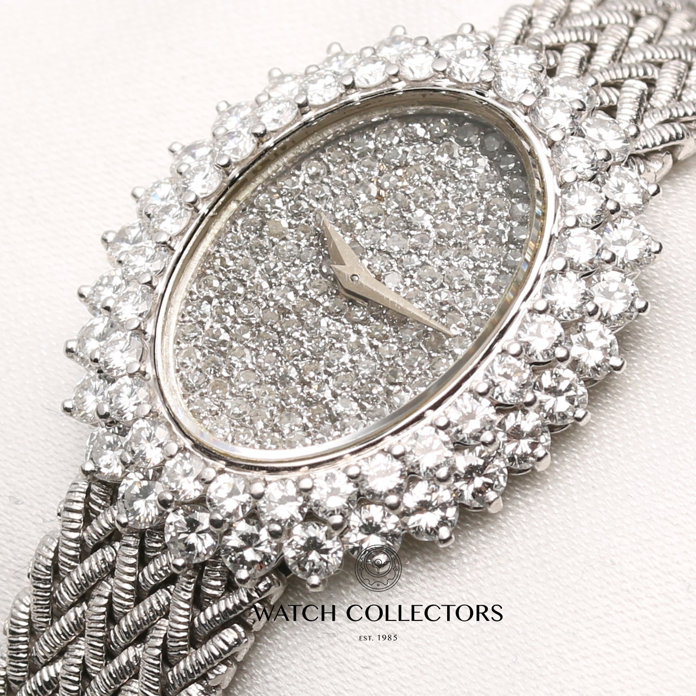 Vacheron Constantin 18k White Gold Vintage Diamond